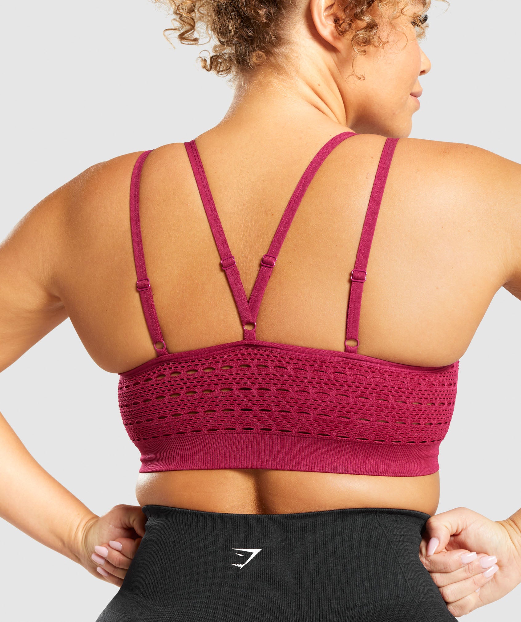 Energy+ Seamless Sports Bra in Beet - view 5
