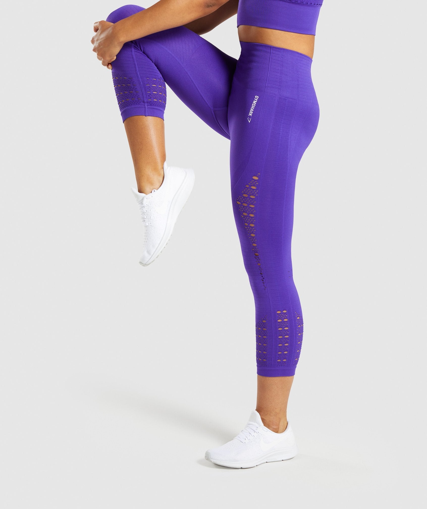 Energy+ Seamless Cropped Leggings in Indigo - view 3