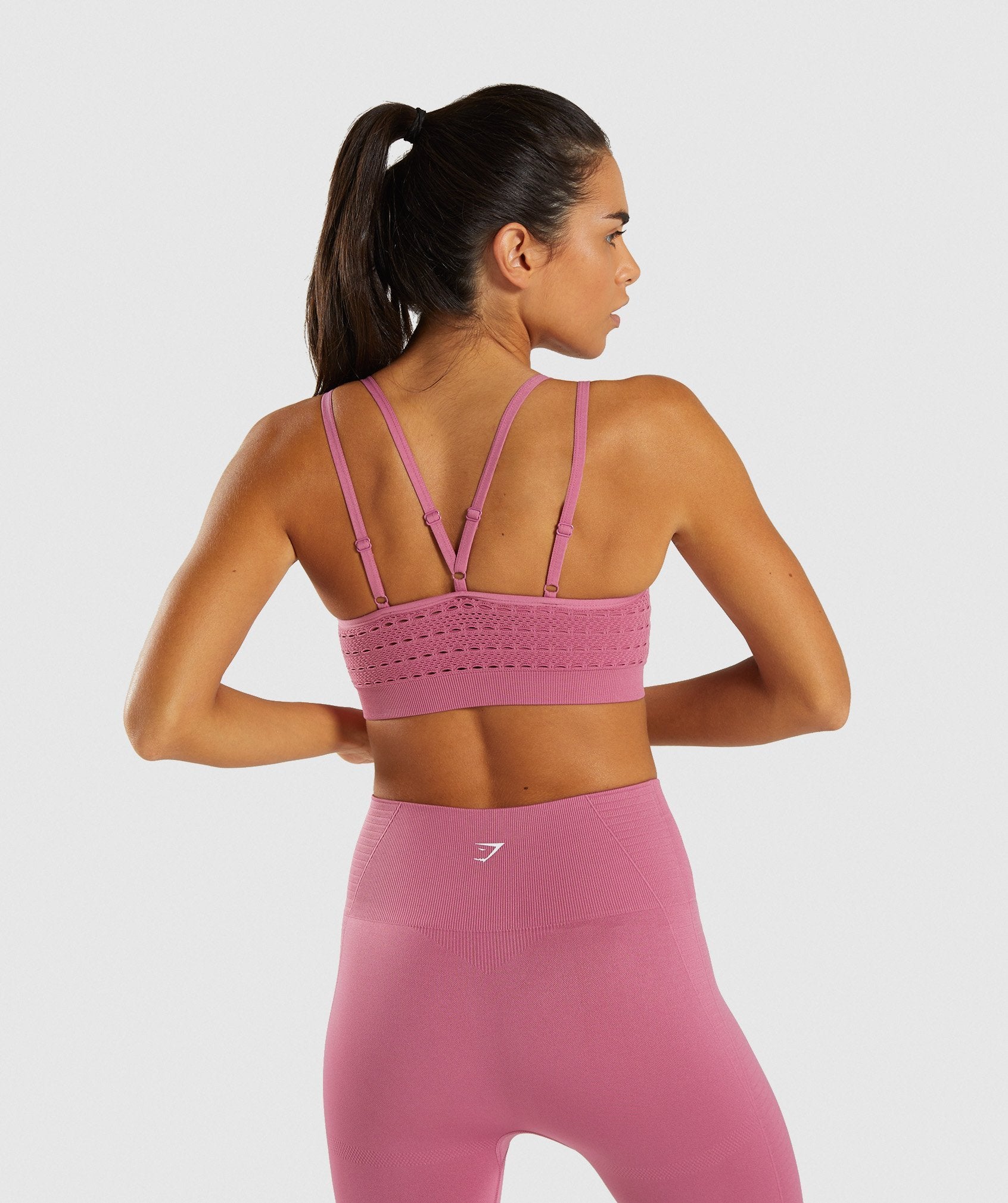Energy+ Seamless Sports Bra in Dusky Pink - view 2