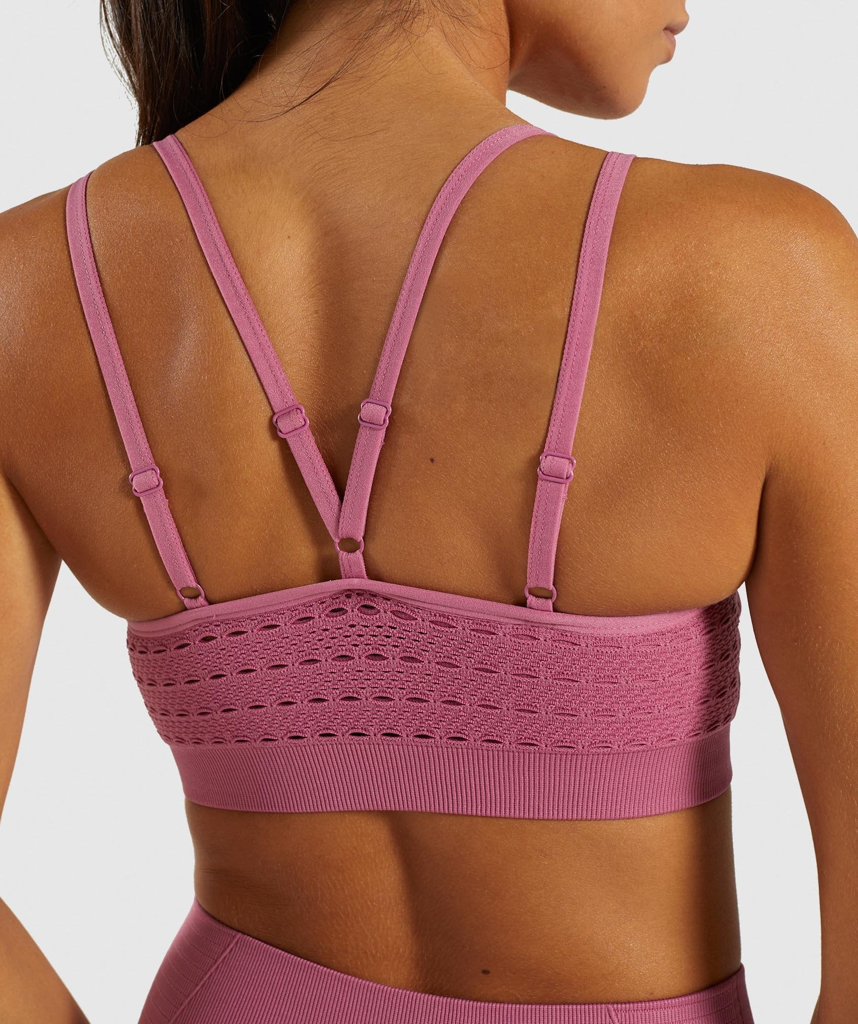 Energy+ Seamless Sports Bra in Dusky Pink - view 5