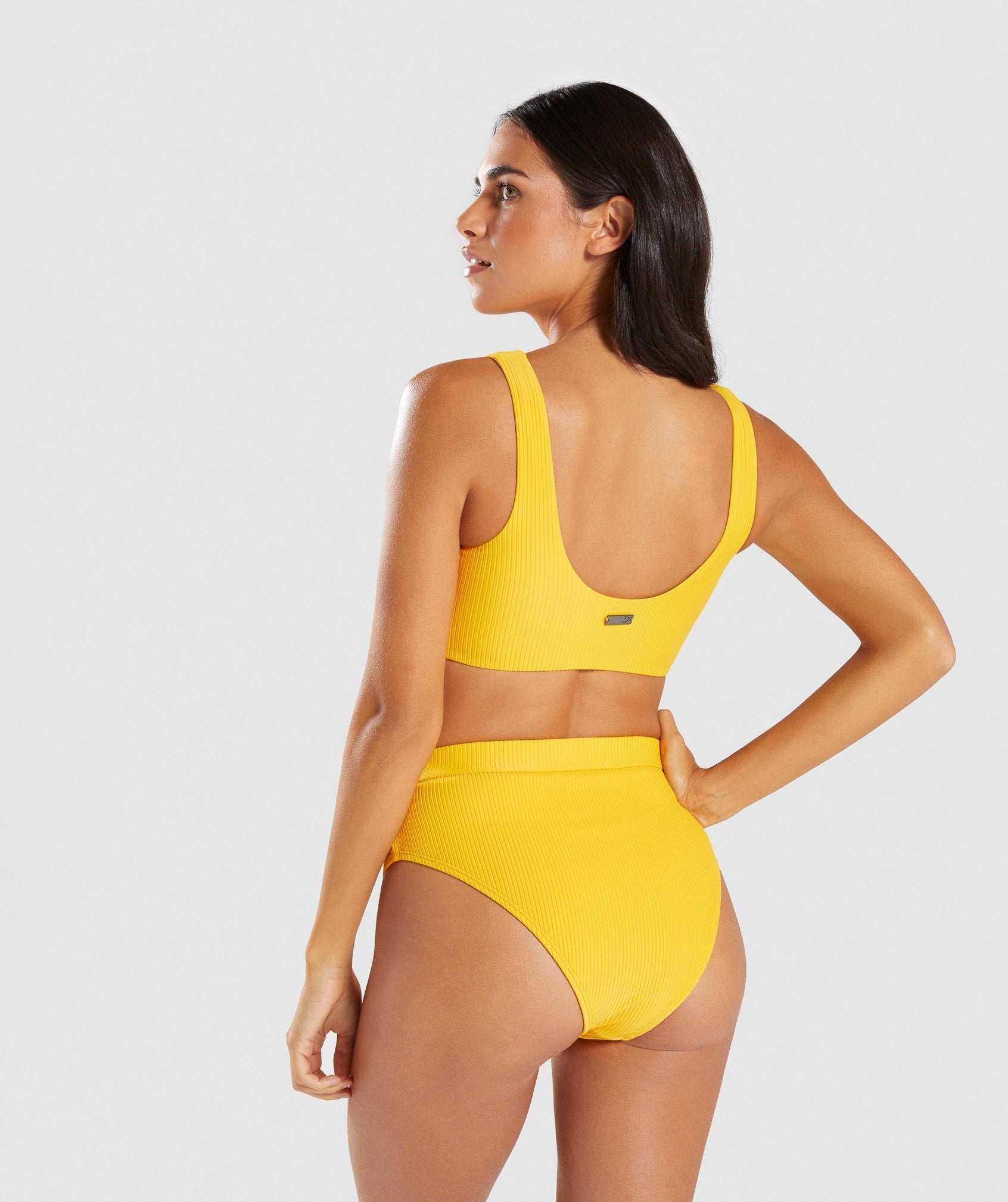 Essence Bikini Top in Citrus Yellow - view 2