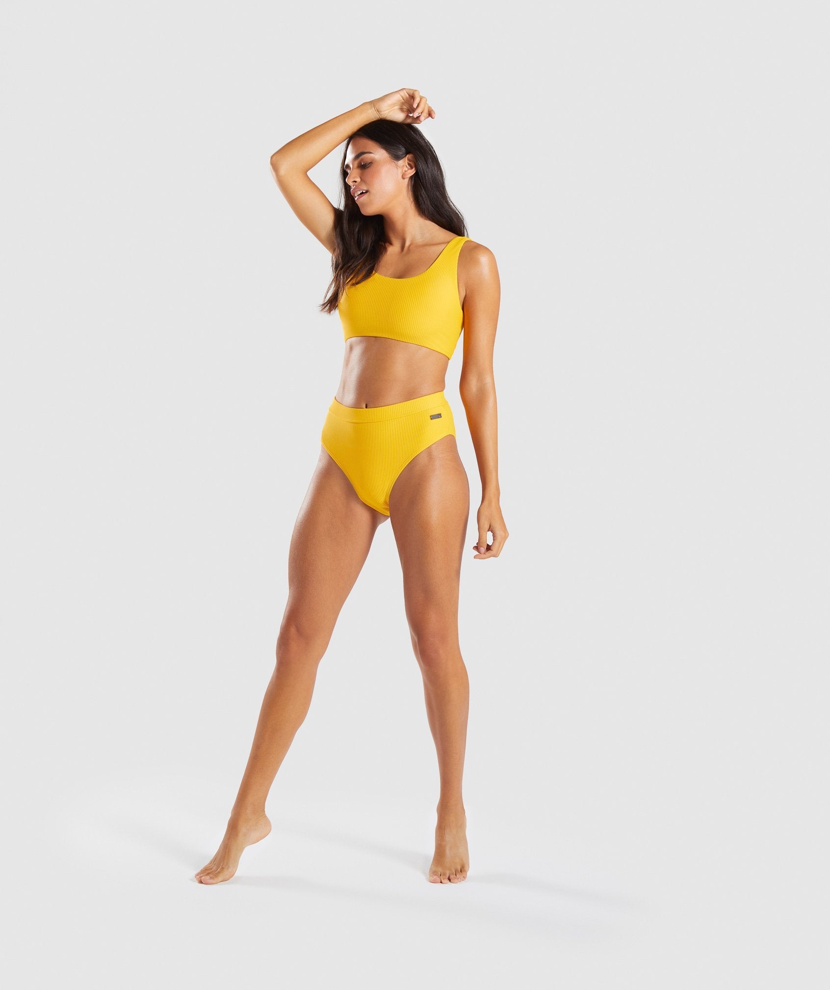 Essence Bikini Top in Citrus Yellow - view 4