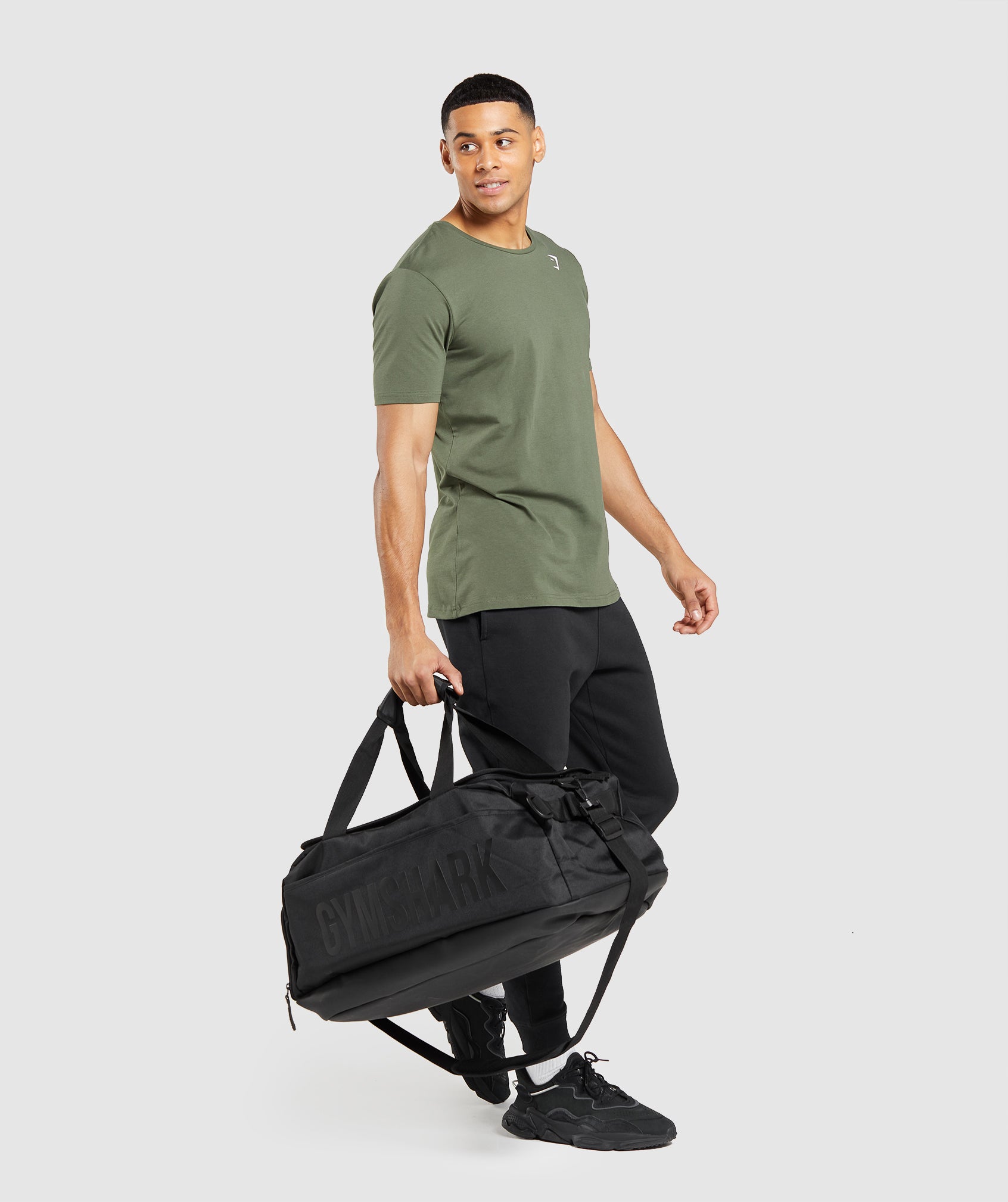 Essential T-Shirt in Core Olive - view 4