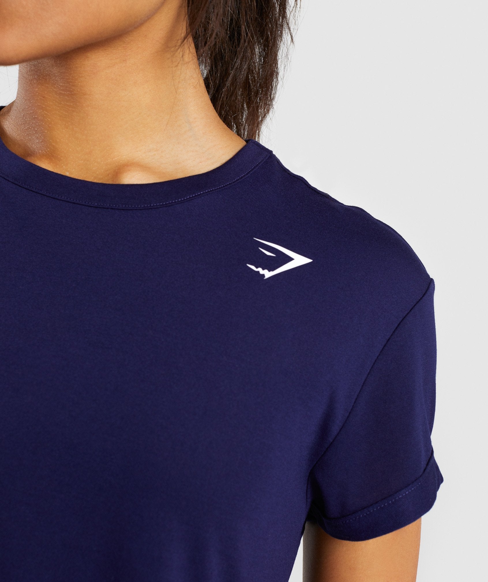Essential Tee in Evening Navy Blue - view 6