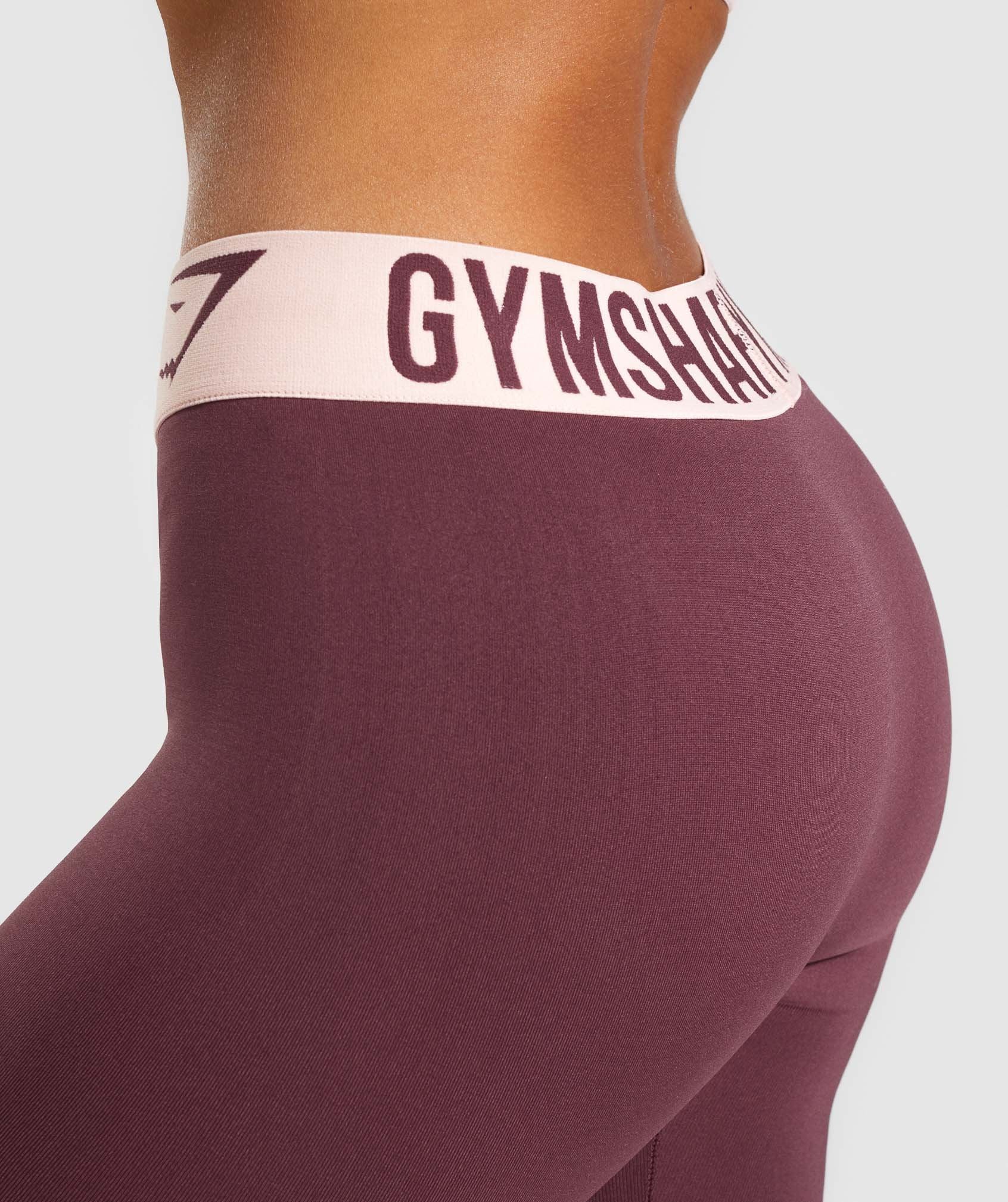 Fit Seamless Leggings in Berry Red/Pink - view 6