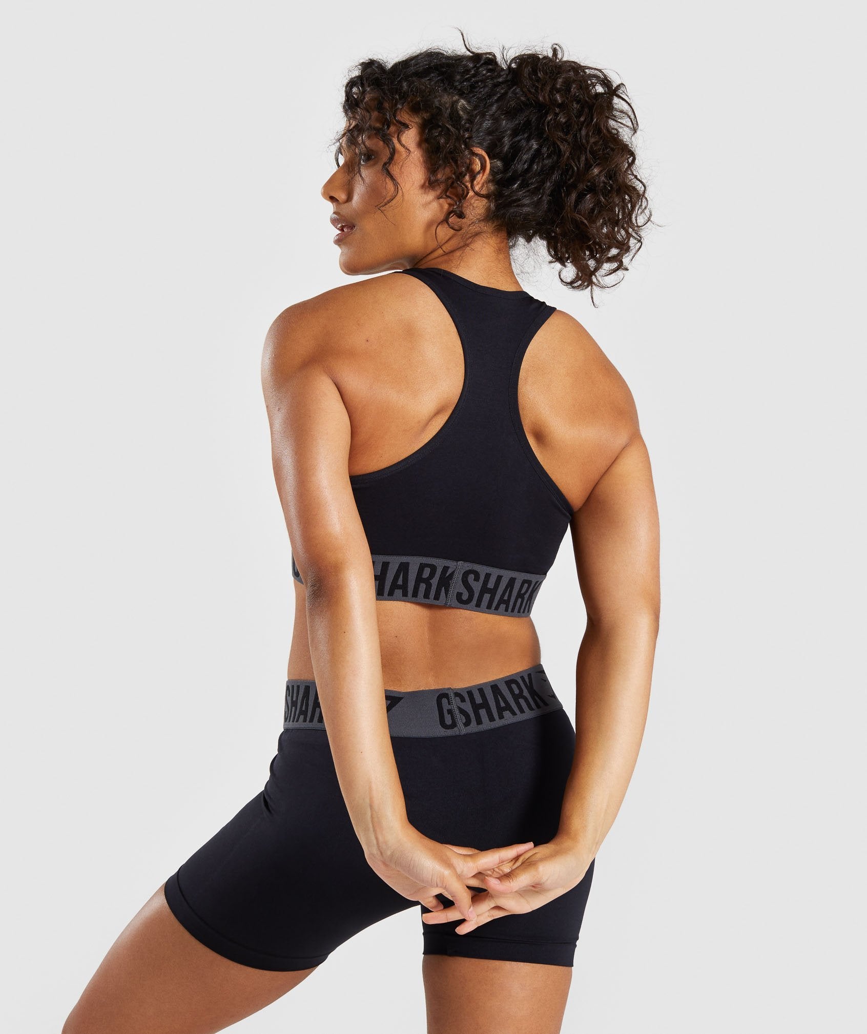 Fit Seamless Sports Bra in Black - view 2