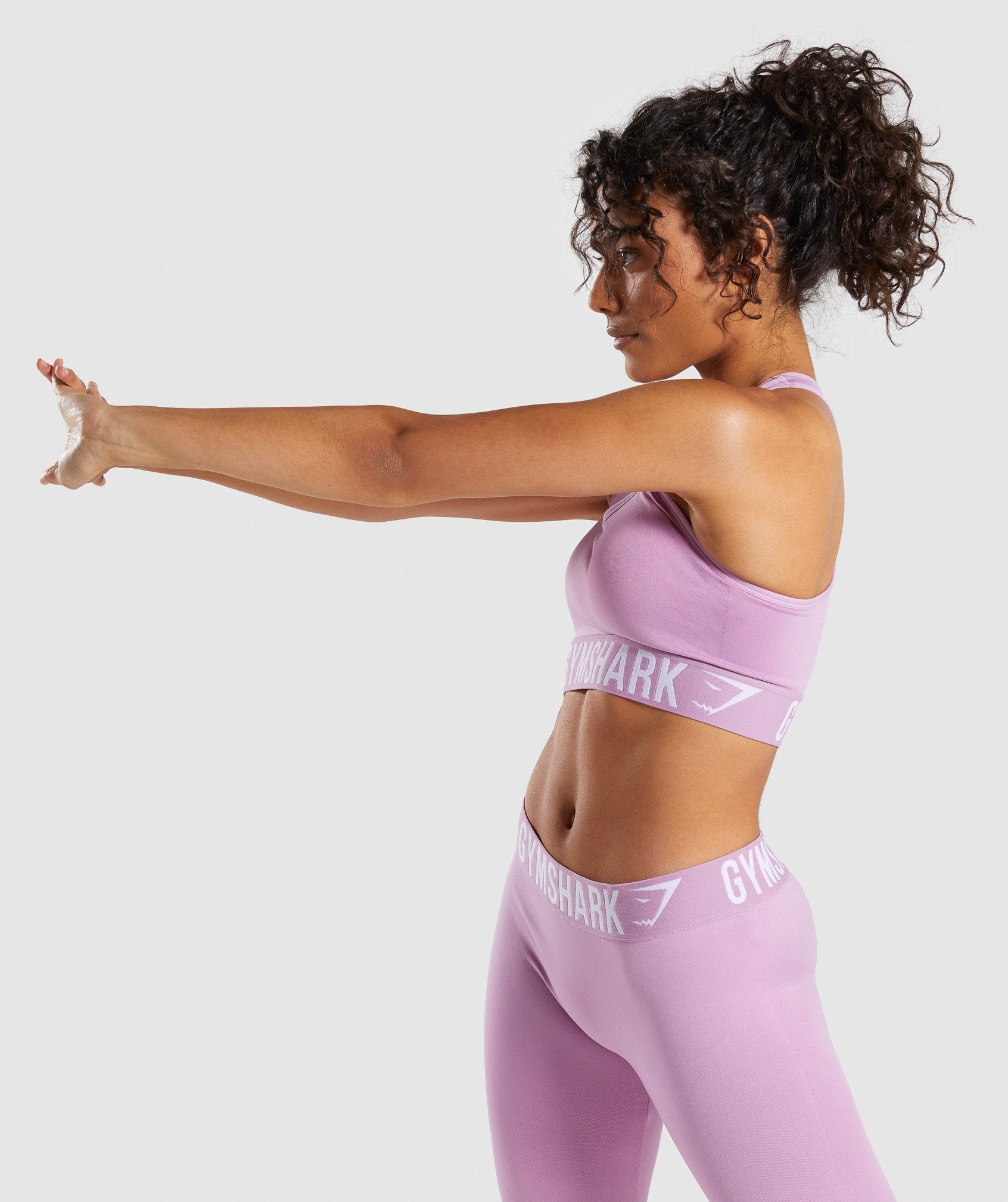 Fit Seamless Sports Bra in Pink - view 3