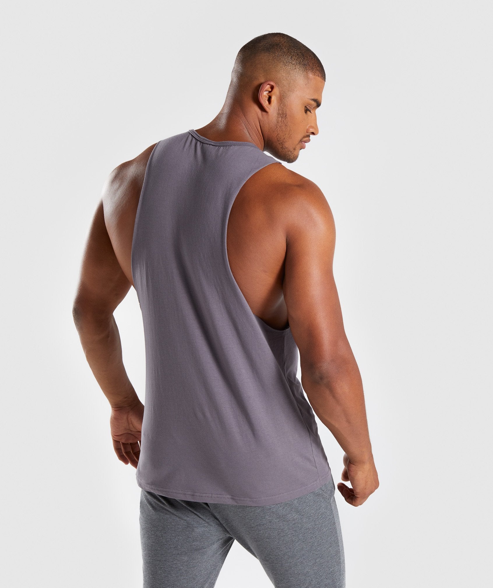 Legacy Drop Armhole Tank in Slate Lavender - view 2