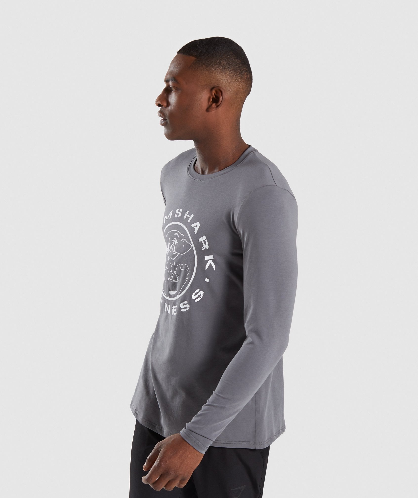 Legacy Long Sleeve T-Shirt in Smokey Grey - view 3