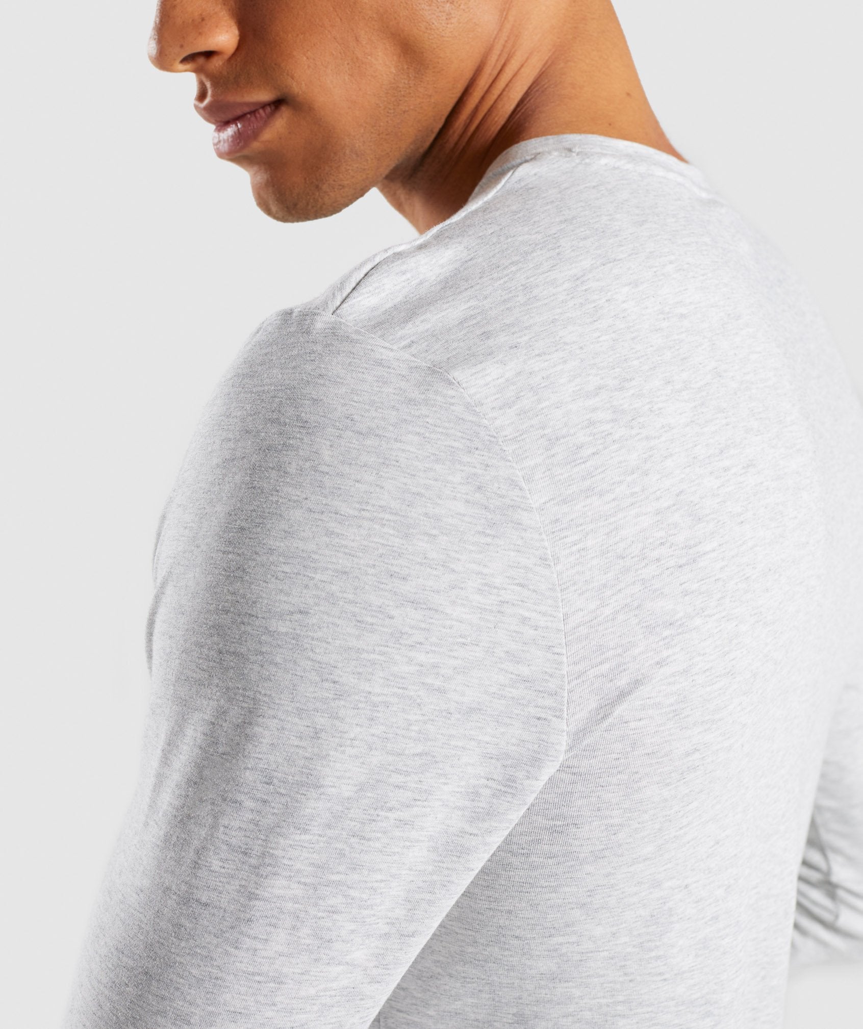 Legacy Long Sleeve T-Shirt in Wolf Grey Marl - view 5