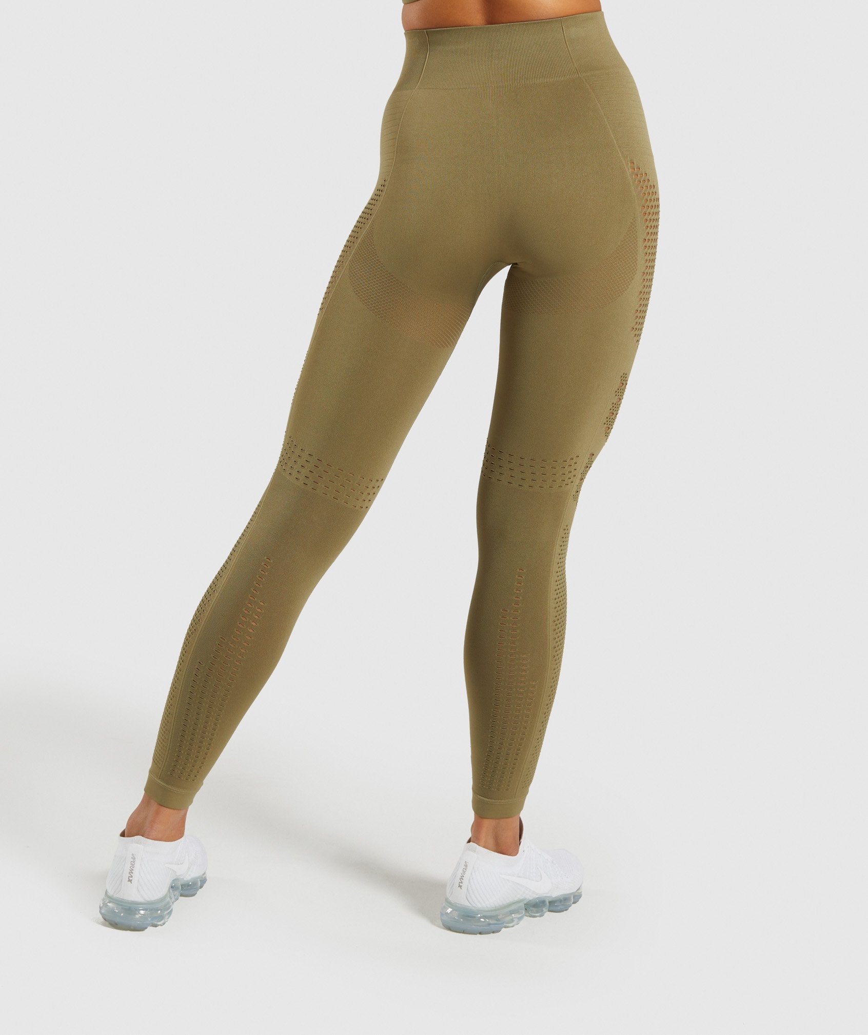 Flawless Knit Tights in Khaki - view 2