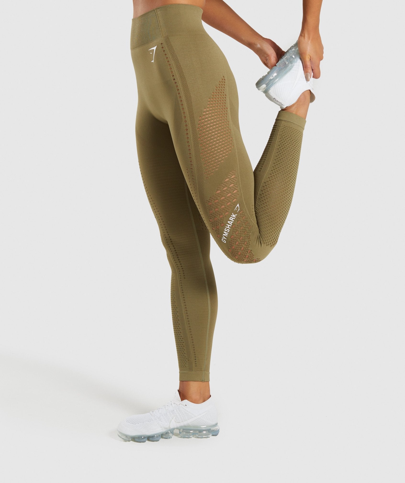 Flawless Knit Tights in Khaki - view 3
