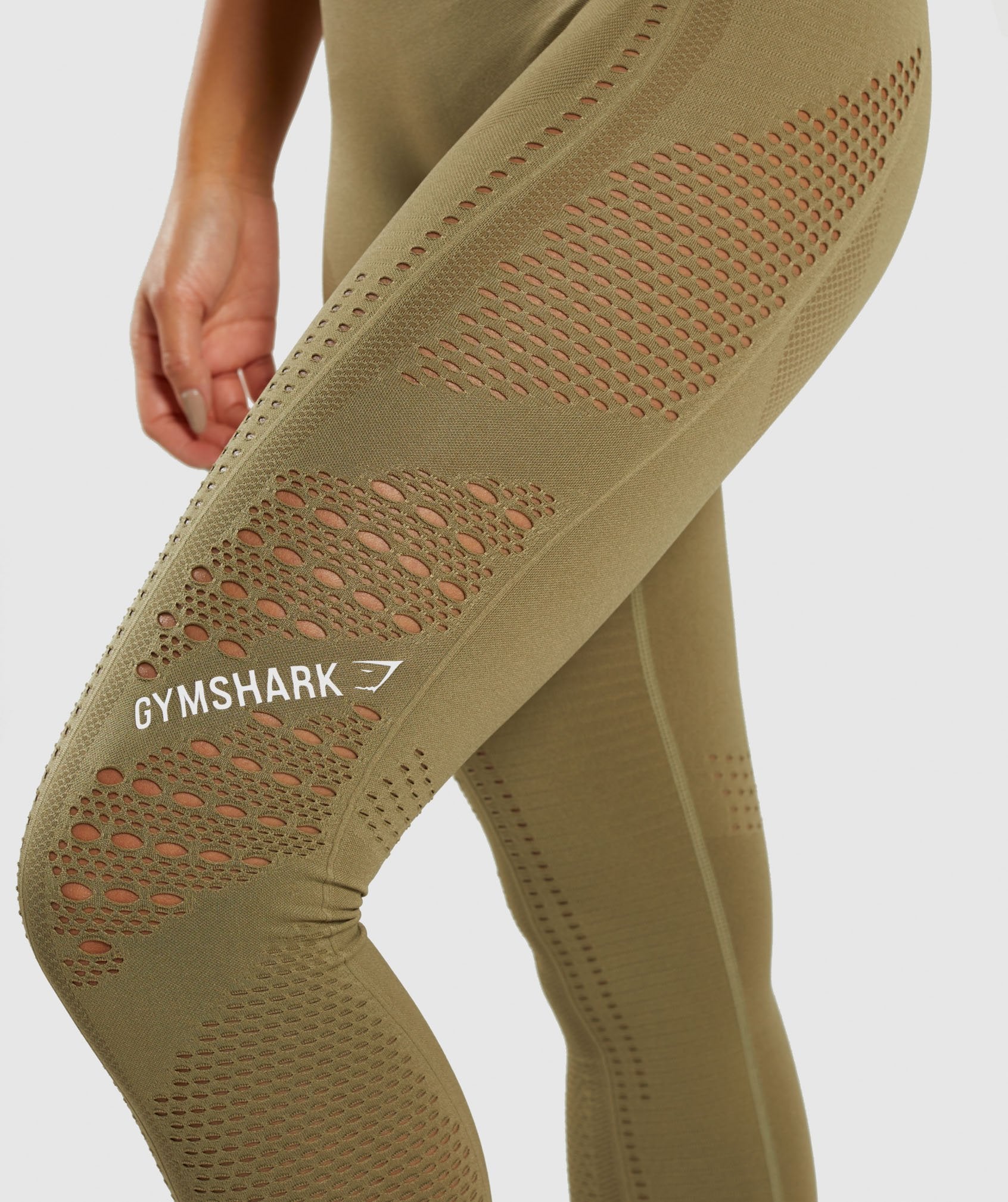 Flawless Knit Tights in Khaki - view 6