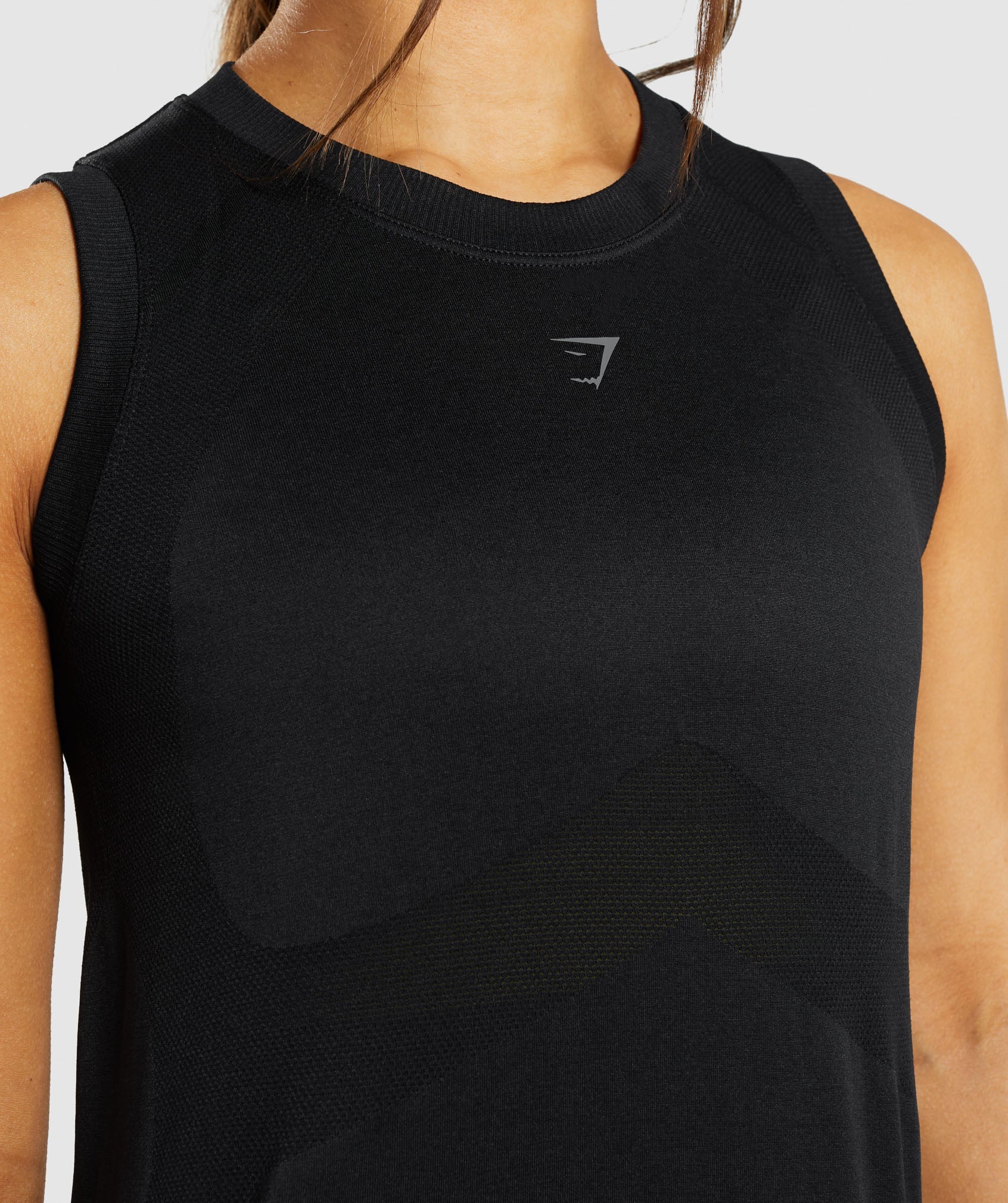 Flex Loose Tank Top in Black - view 5