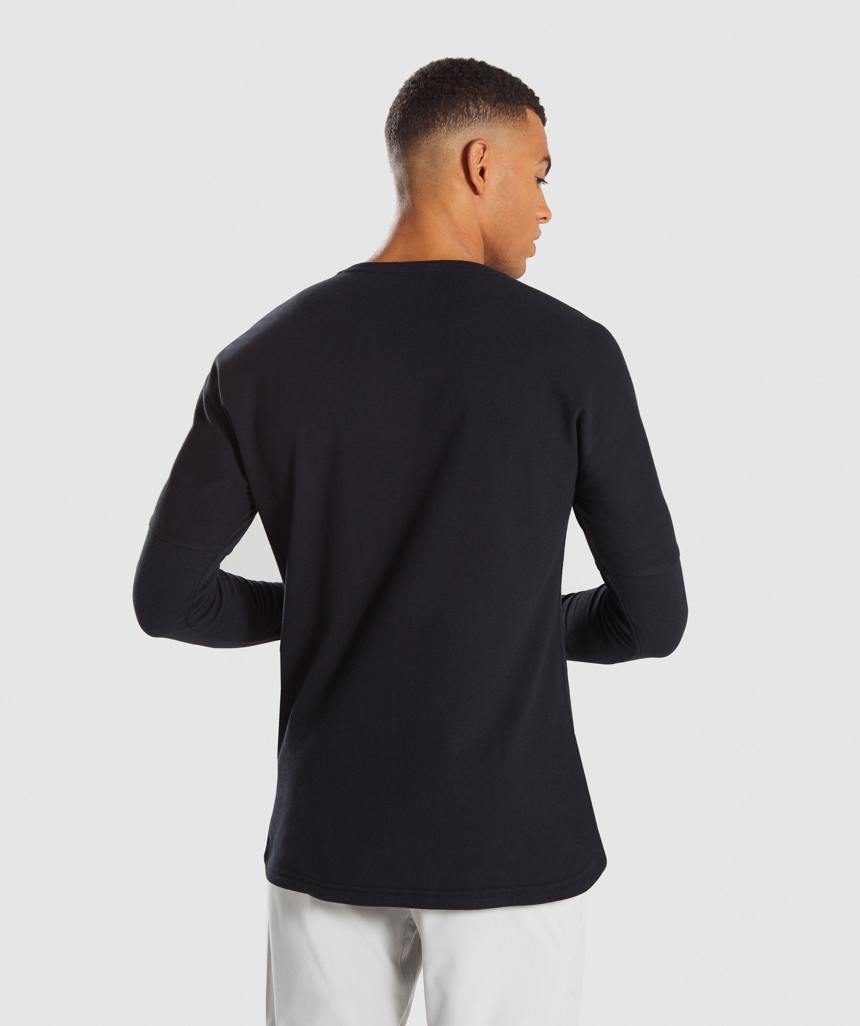 Fresh Long Sleeve T-Shirt in Black - view 2