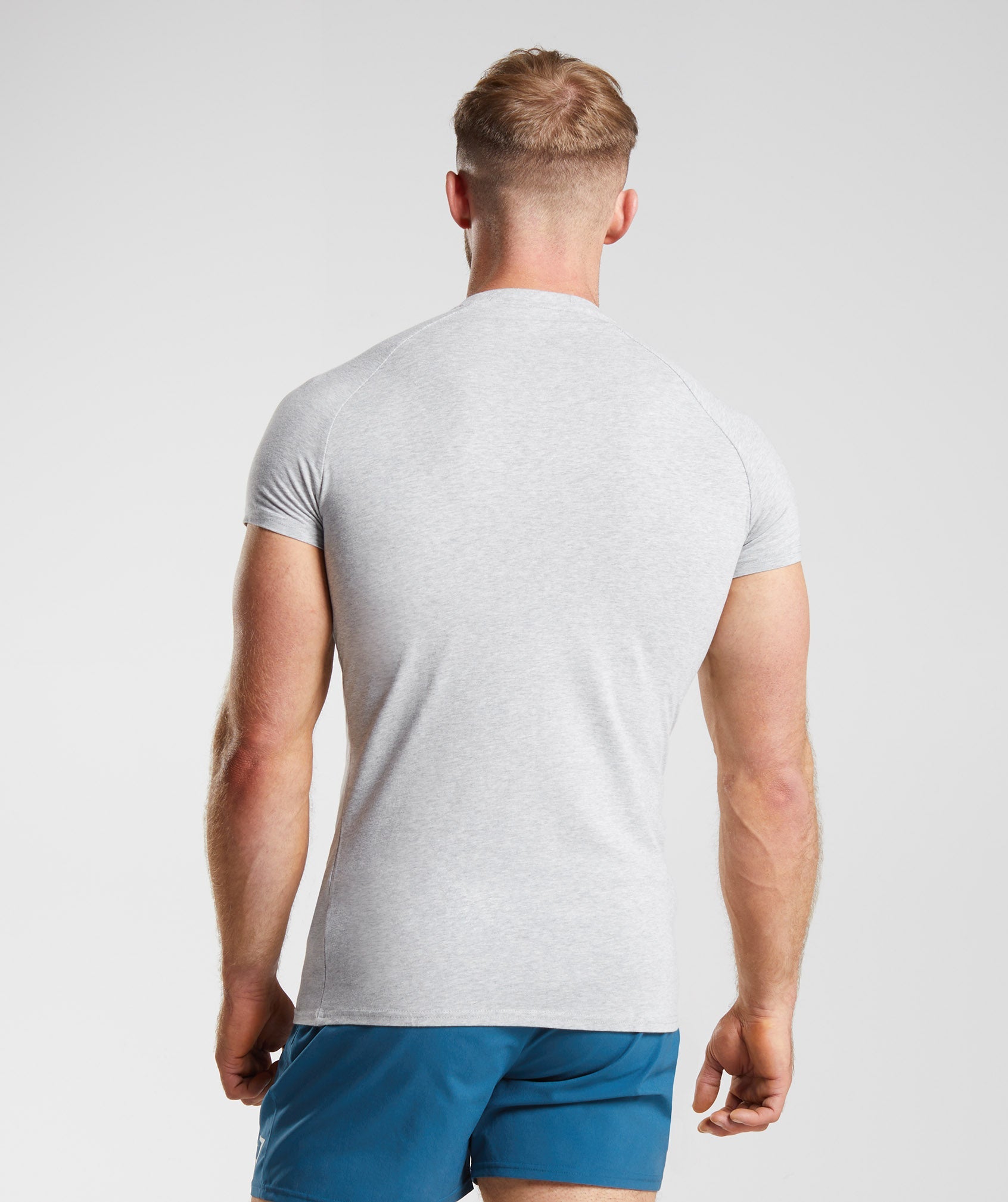 Apollo T-Shirt in Light Grey Marl - view 2