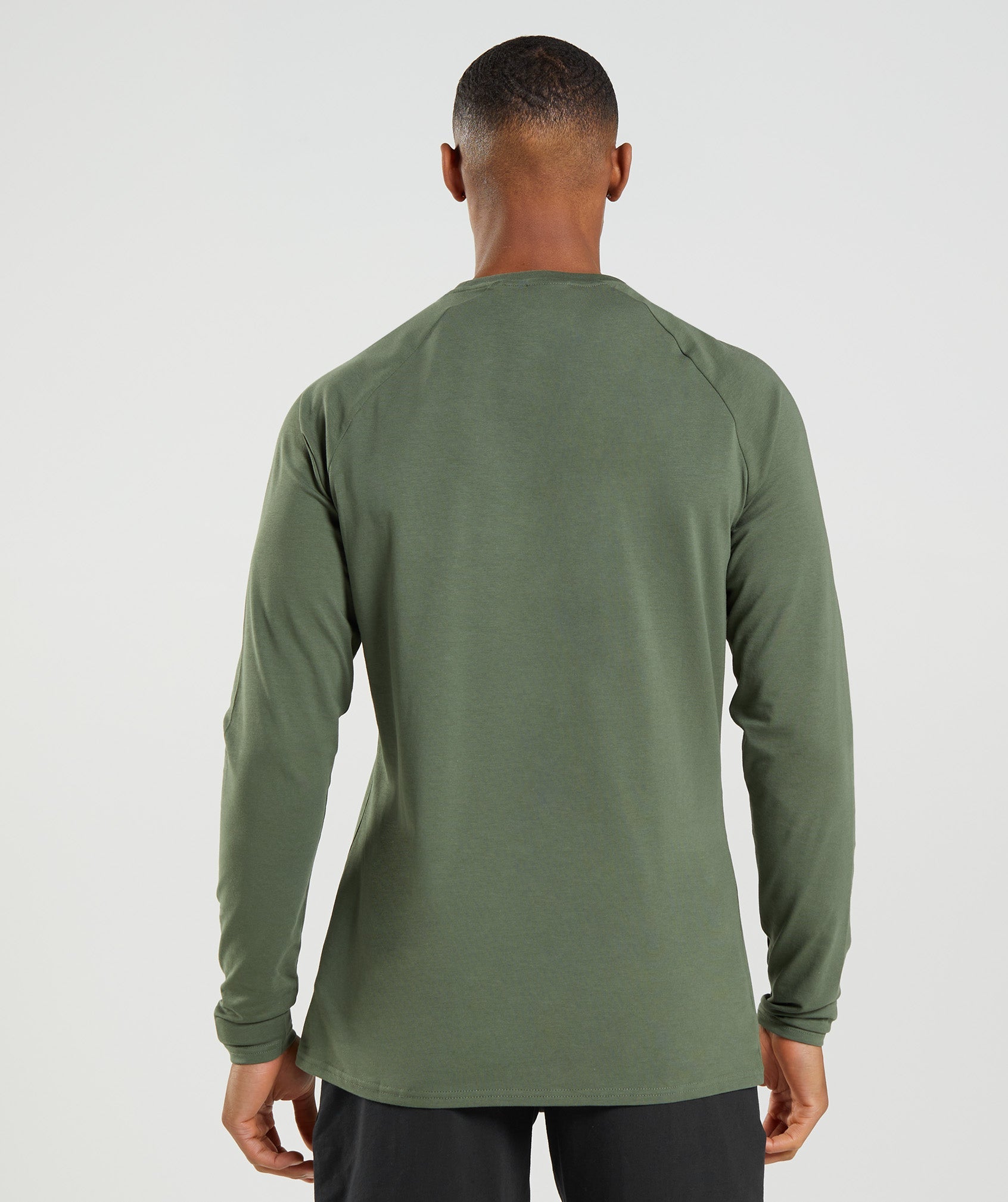 Apollo Camo Long Sleeve T-Shirt in Camo Green - view 2