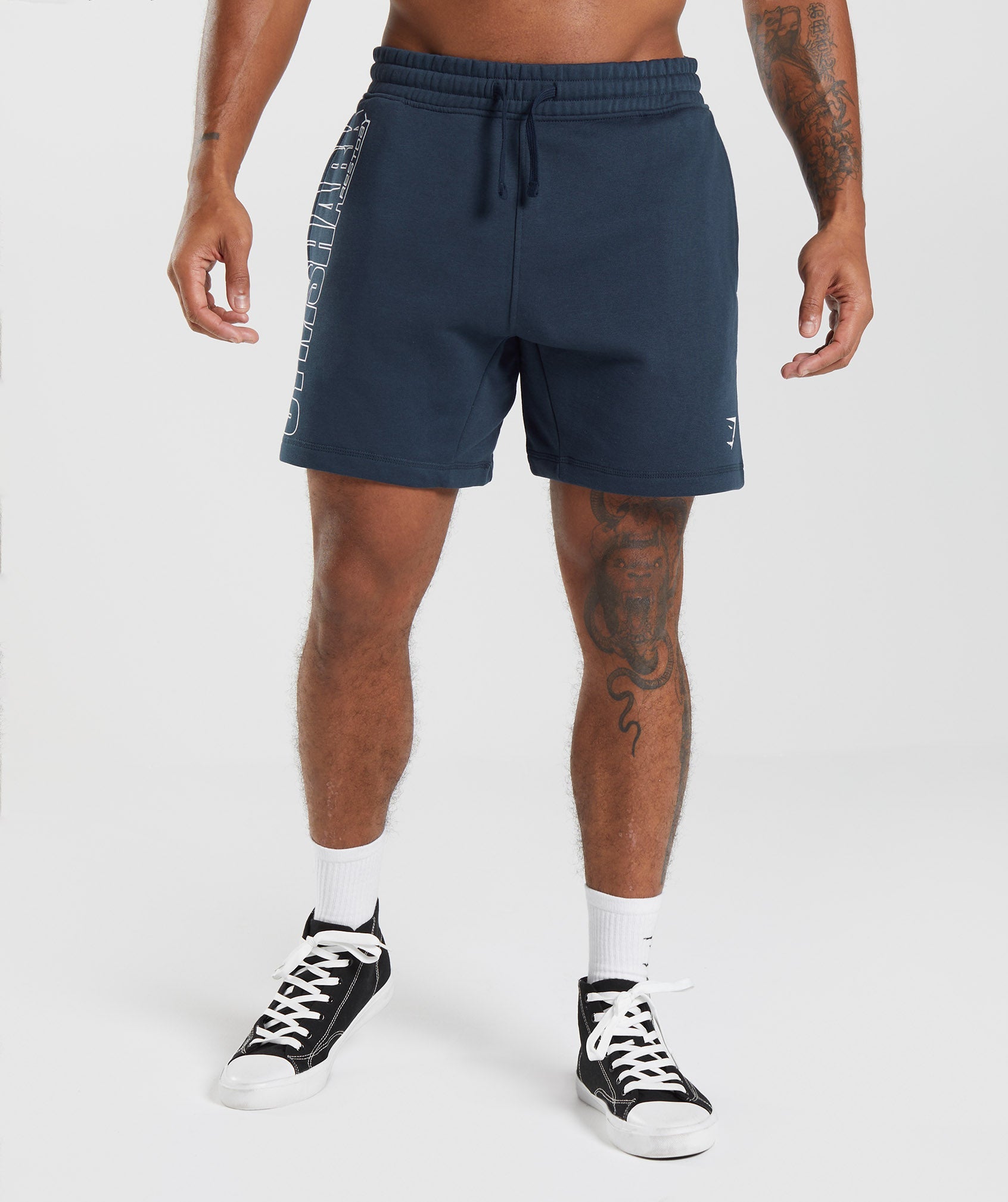 Recovery Graphic Shorts in Navy - view 2