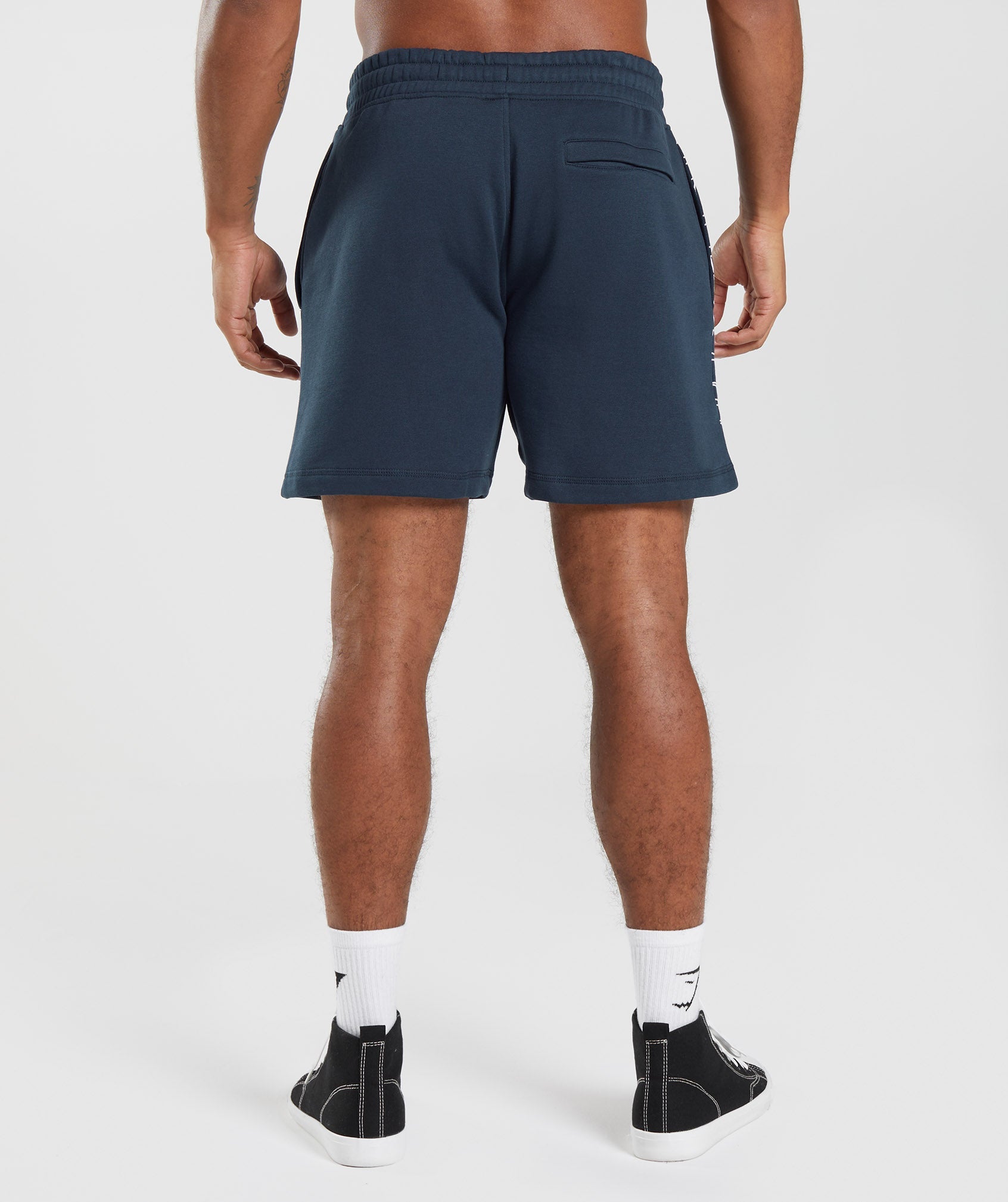 Recovery Graphic Shorts in Navy - view 3