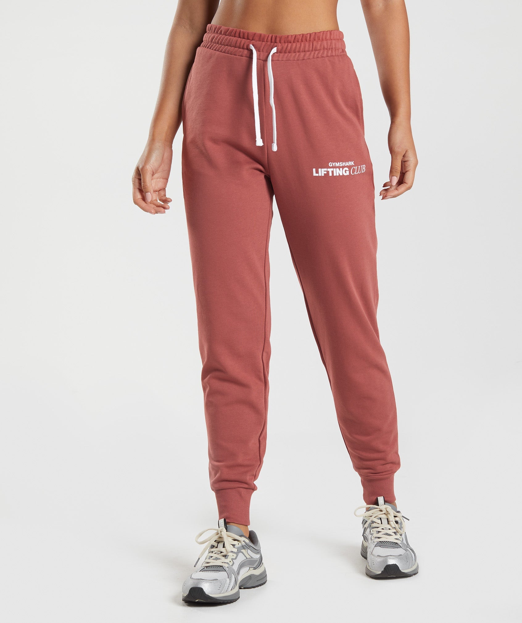 Social Club Joggers in Rose Brown - view 1