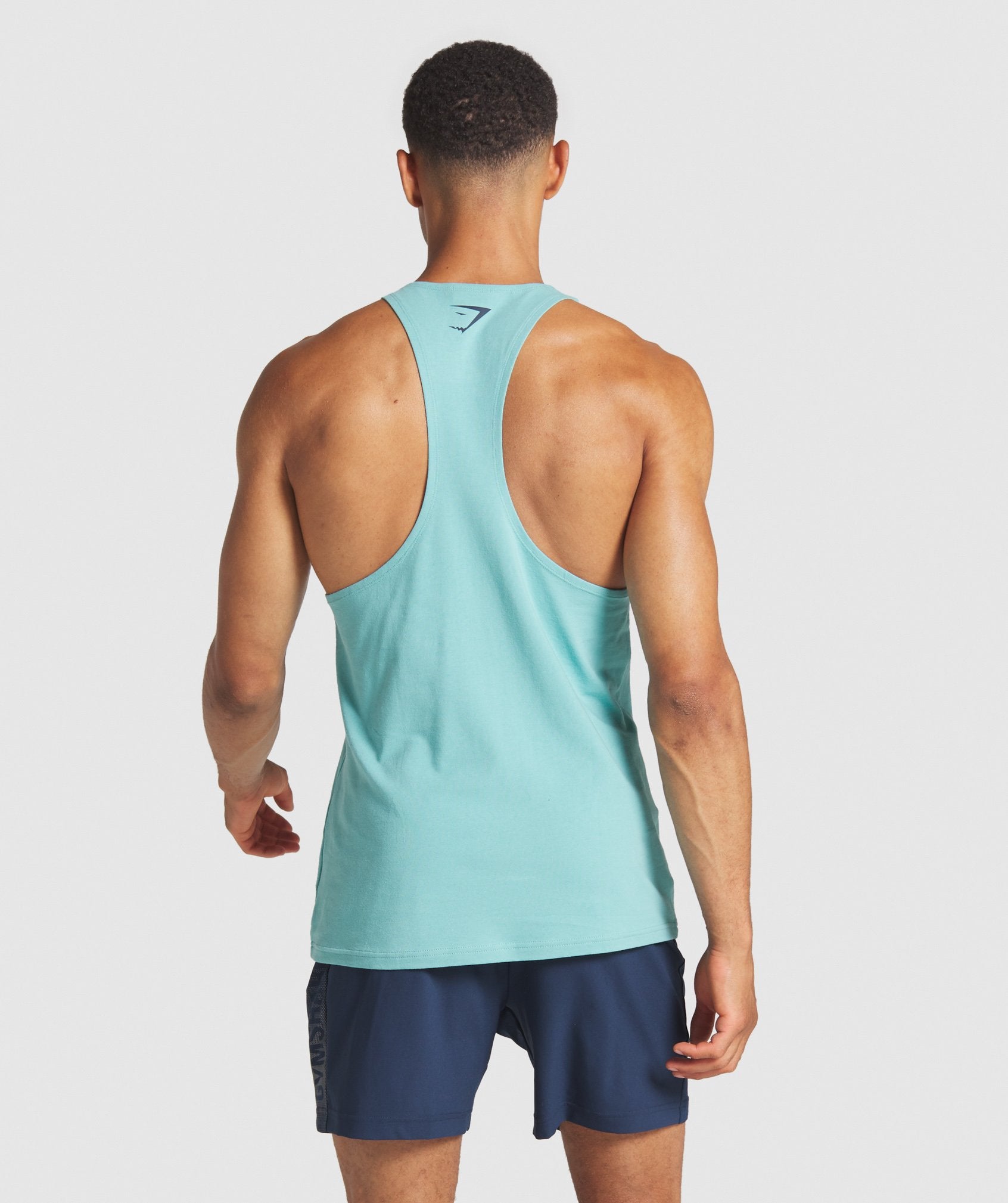 Graphic Extrude Stringer in Light Blue