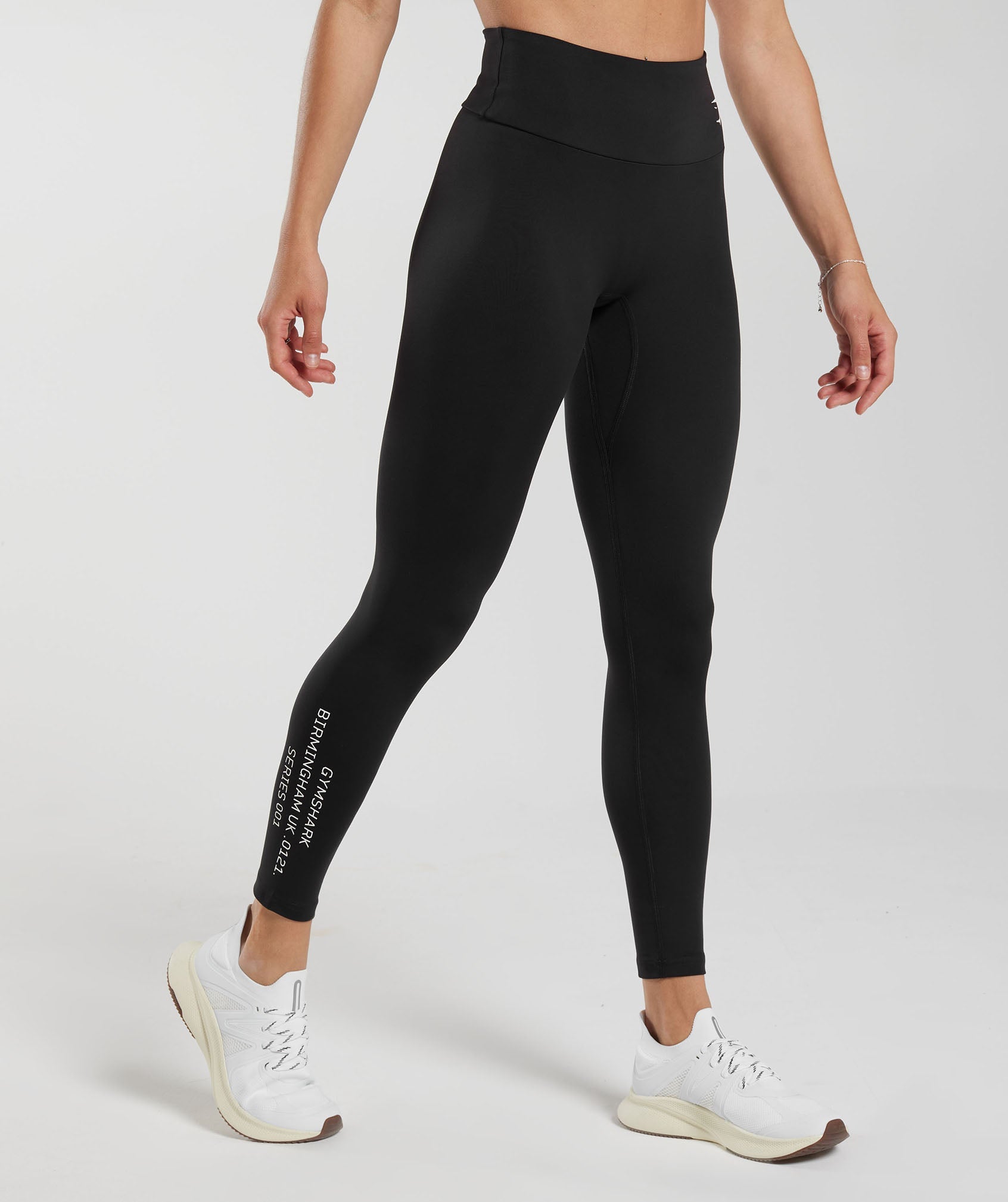 Activated Graphic Leggings in Black - view 1