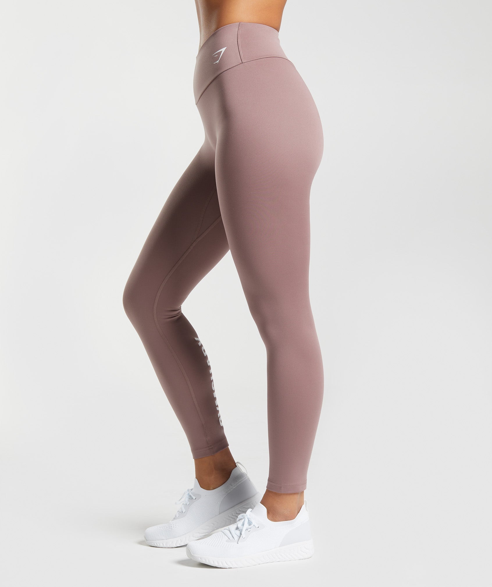 Fraction Leggings in Dusty Maroon