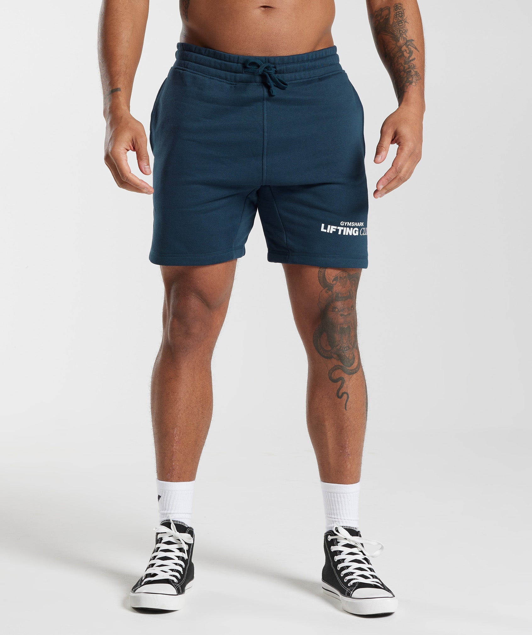 Social Club Shorts in Navy - view 1