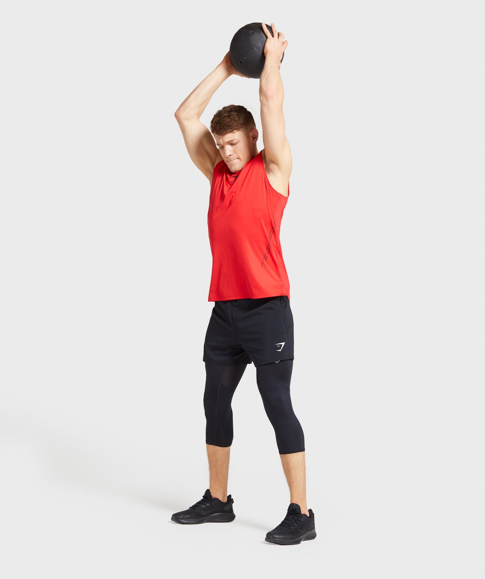 Element Hiit Tank in Red - view 3