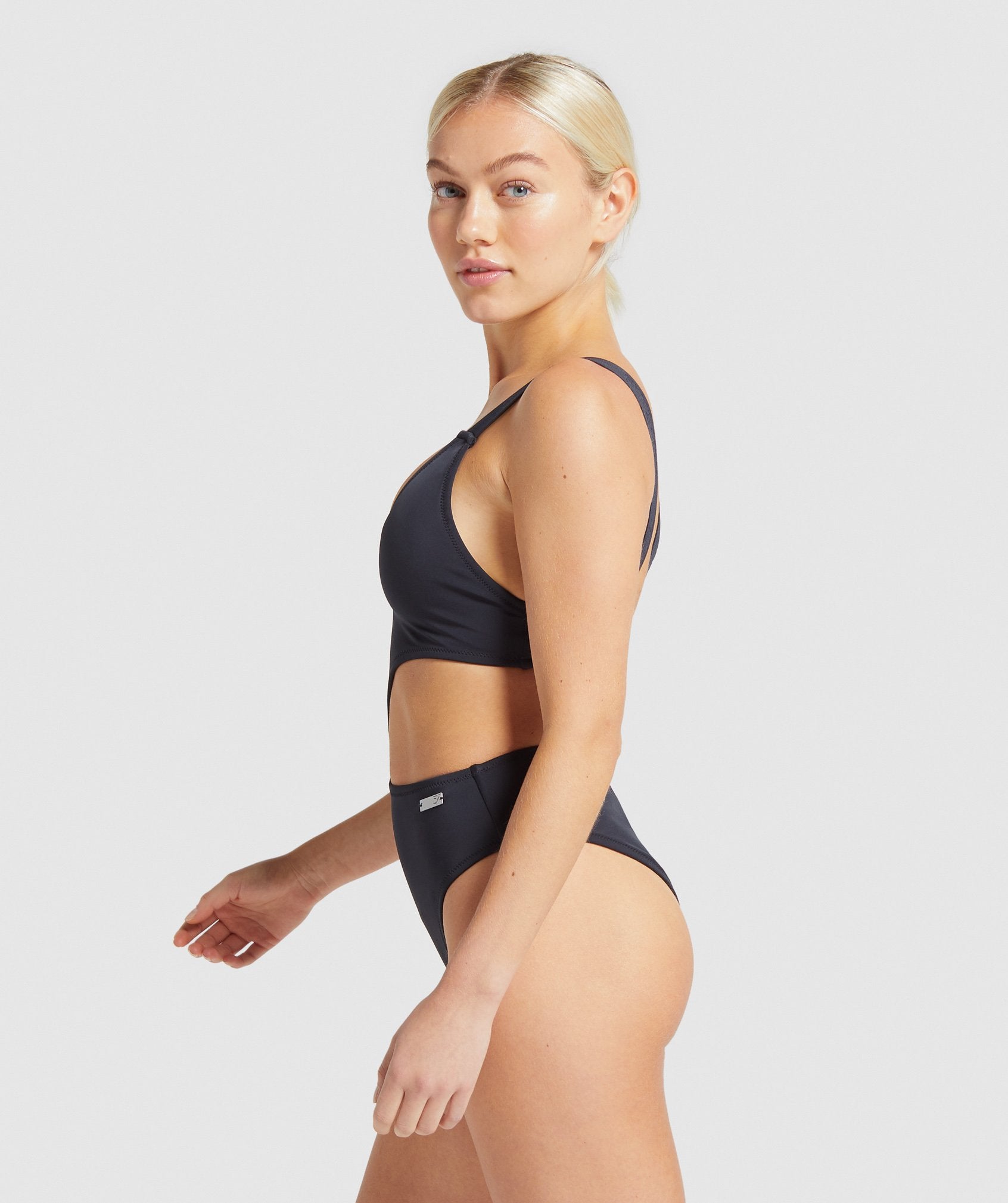 Gymshark Horizon Lifestyle Swimsuit - Black Image C