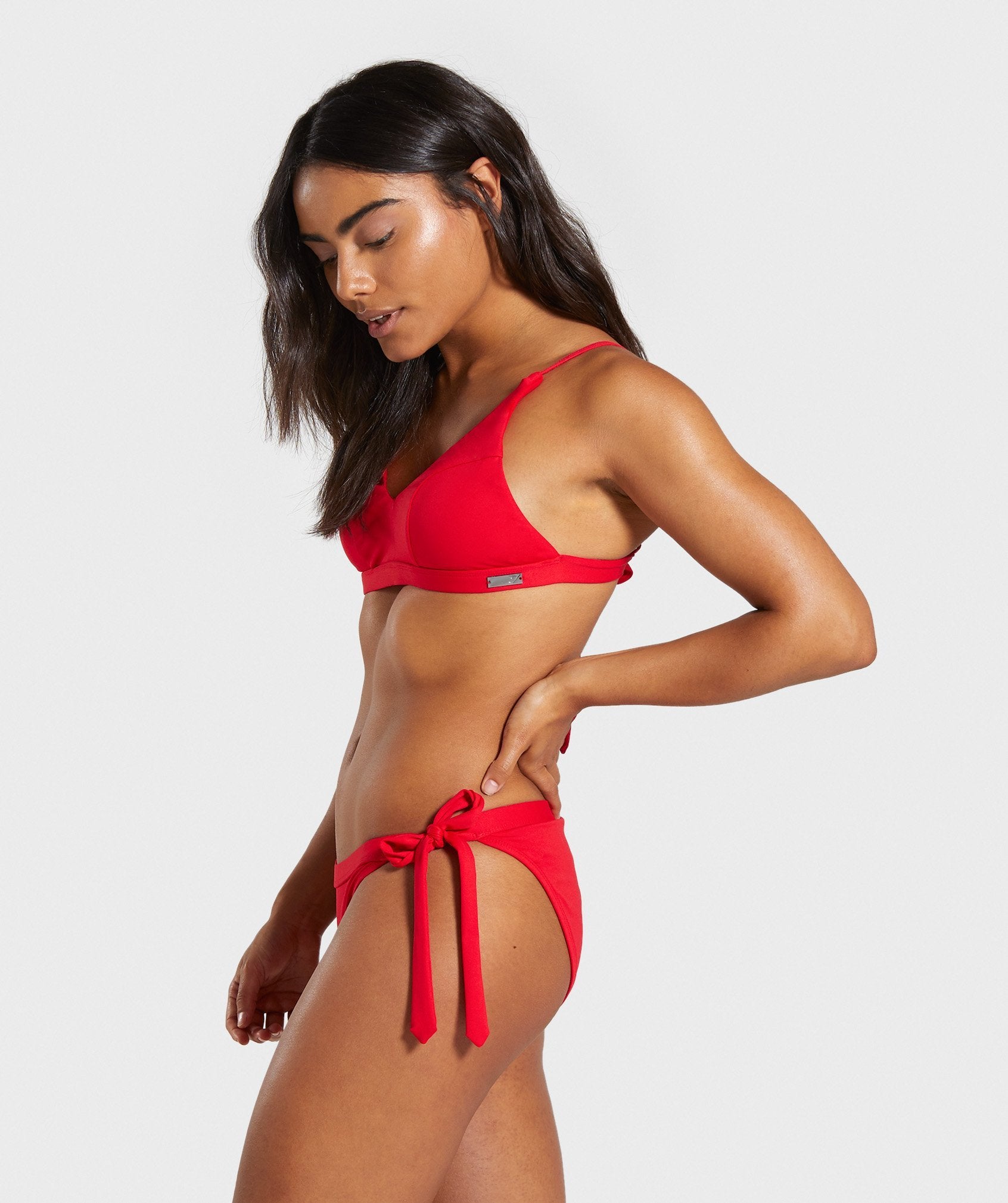 Horizon Bikini Top in Red - view 3