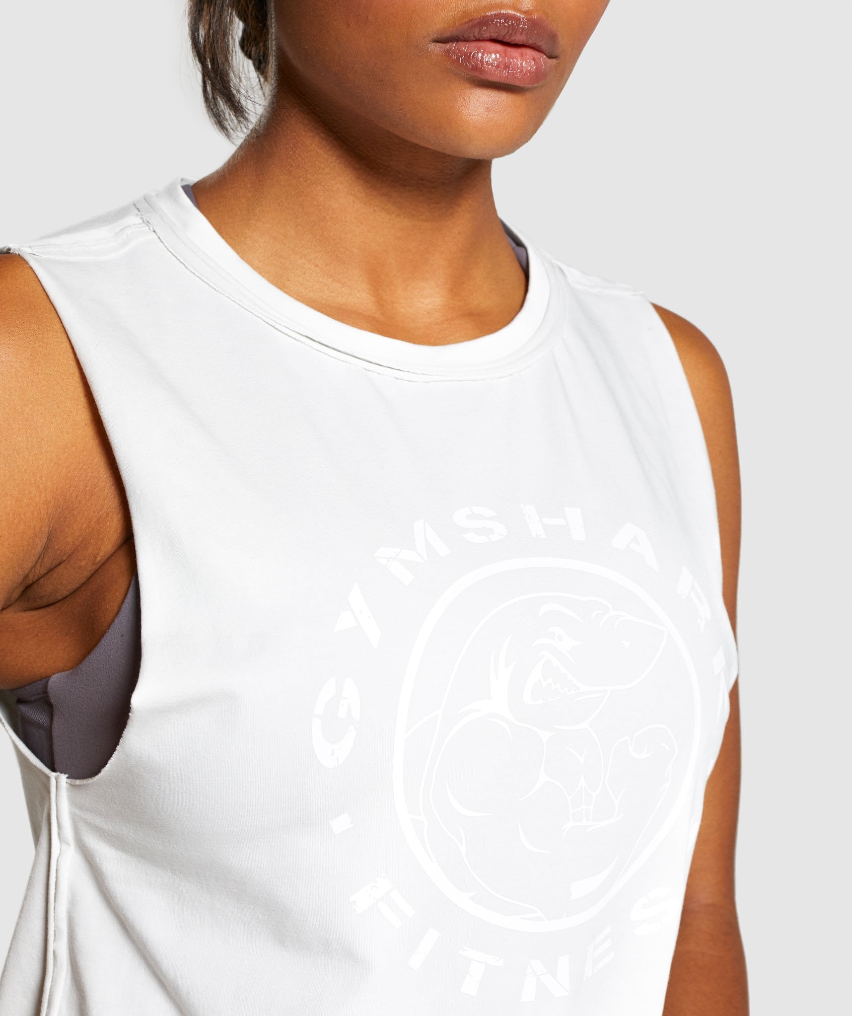 Legacy Fitness Tank in Light Grey - view 5