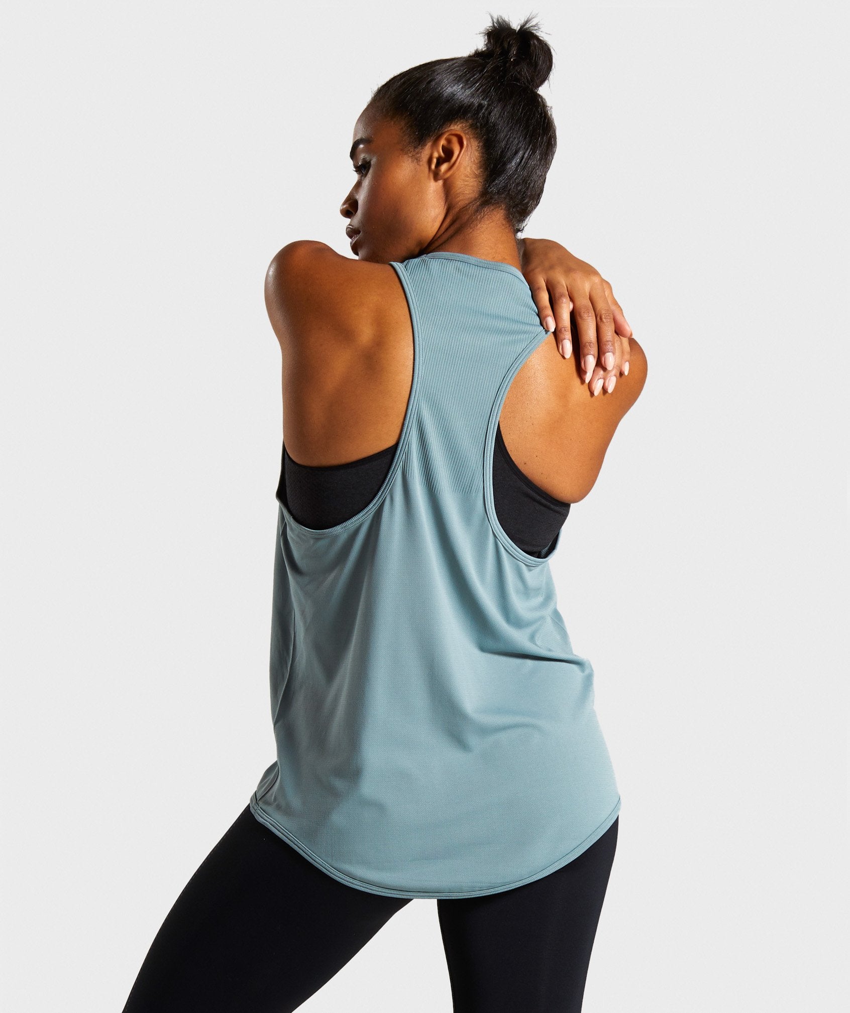 Breeze Lightweight Seamless Vest in Turquoise