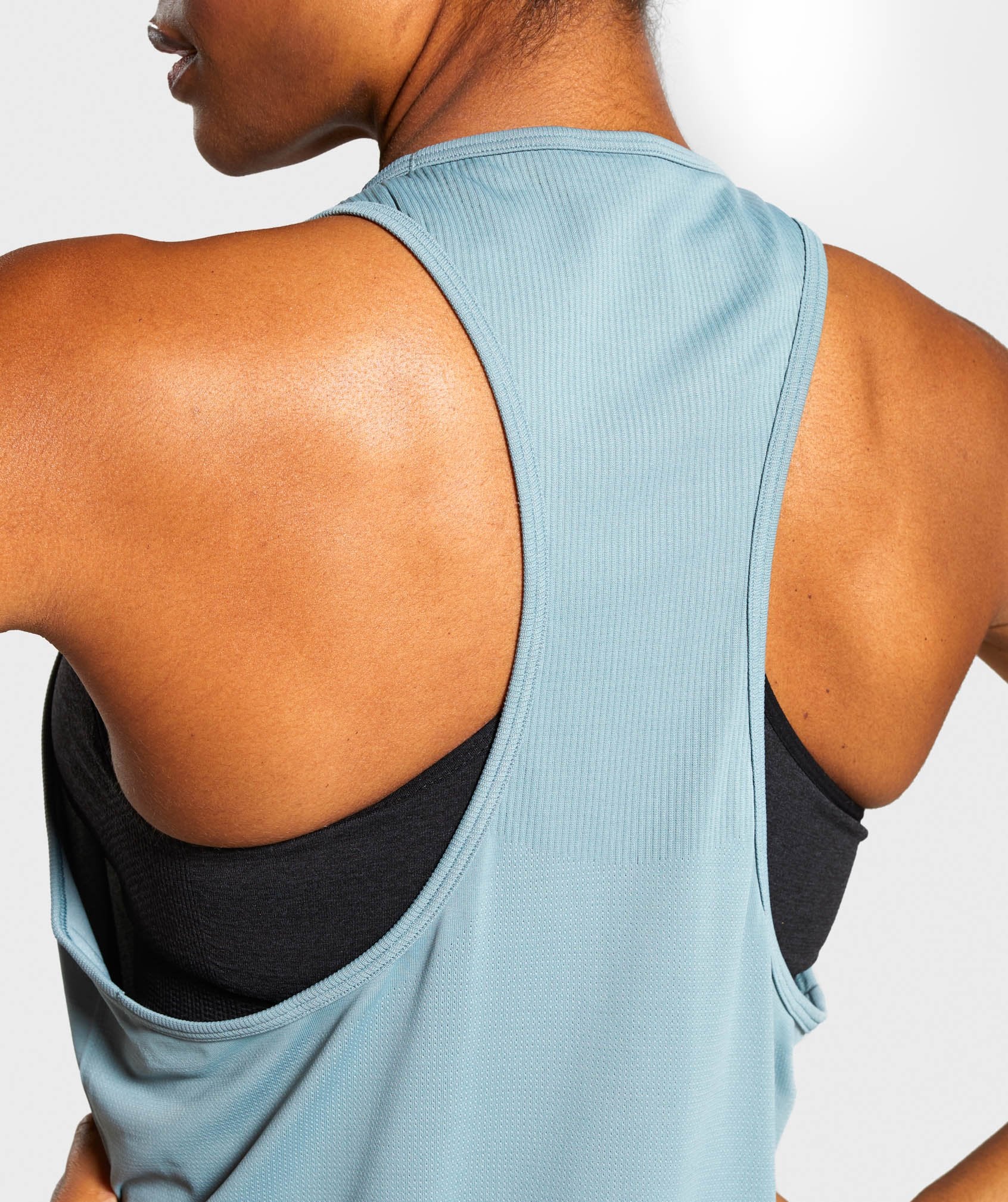 Breeze Lightweight Seamless Vest in Turquoise