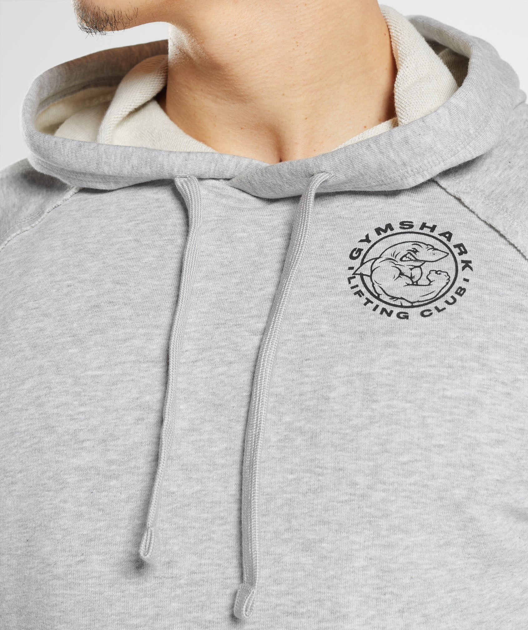 Legacy Hoodie in Light Grey Marl - view 7