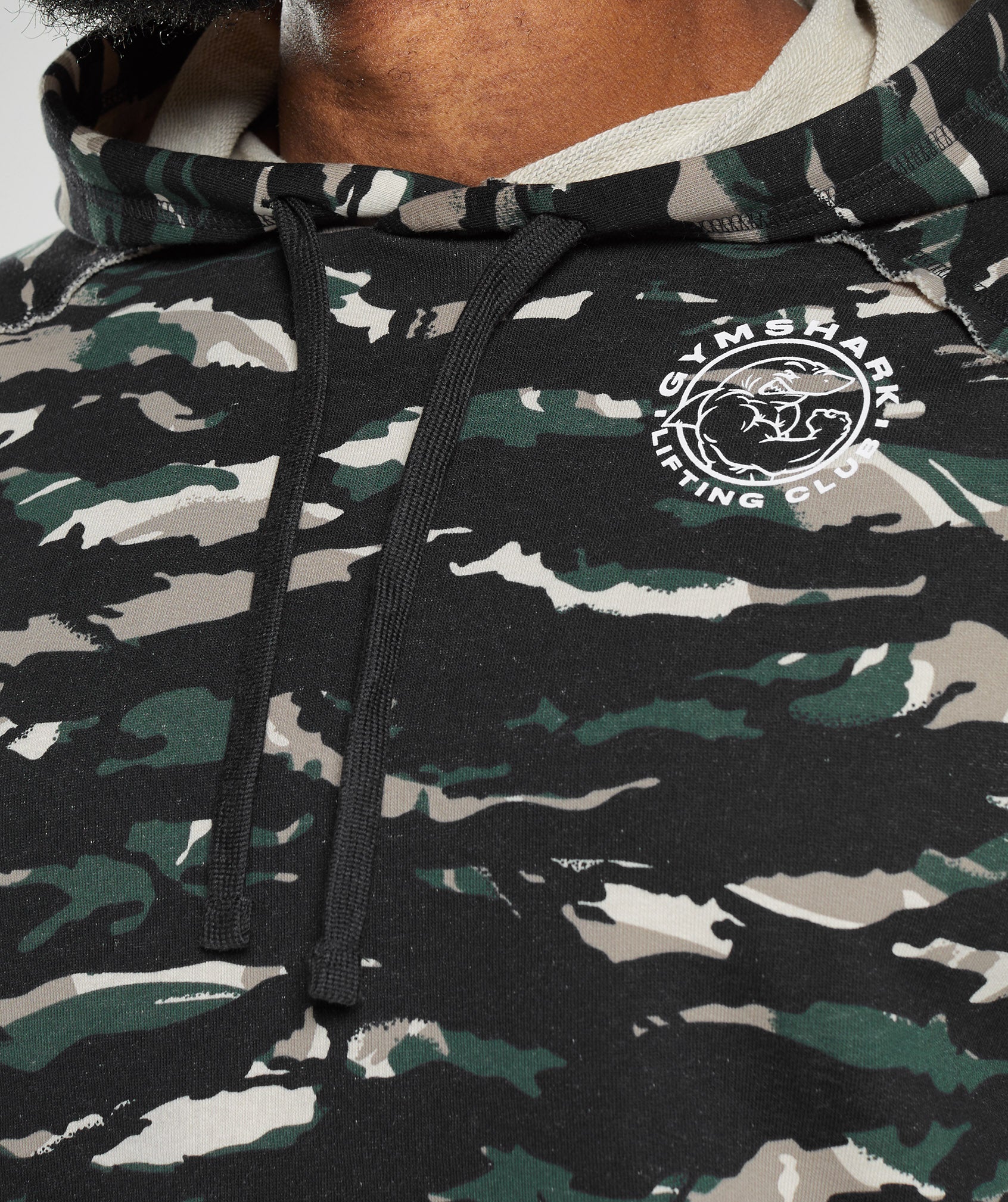 Legacy Hoodie in Obsidian Green Print - view 7