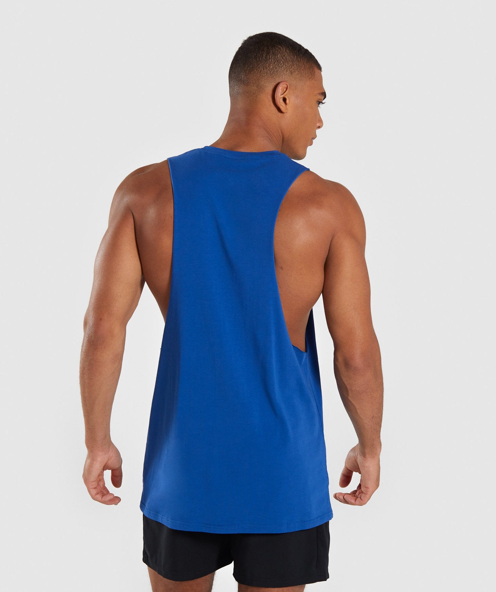 Legacy Drop Armhole Tank in Blue - view 2