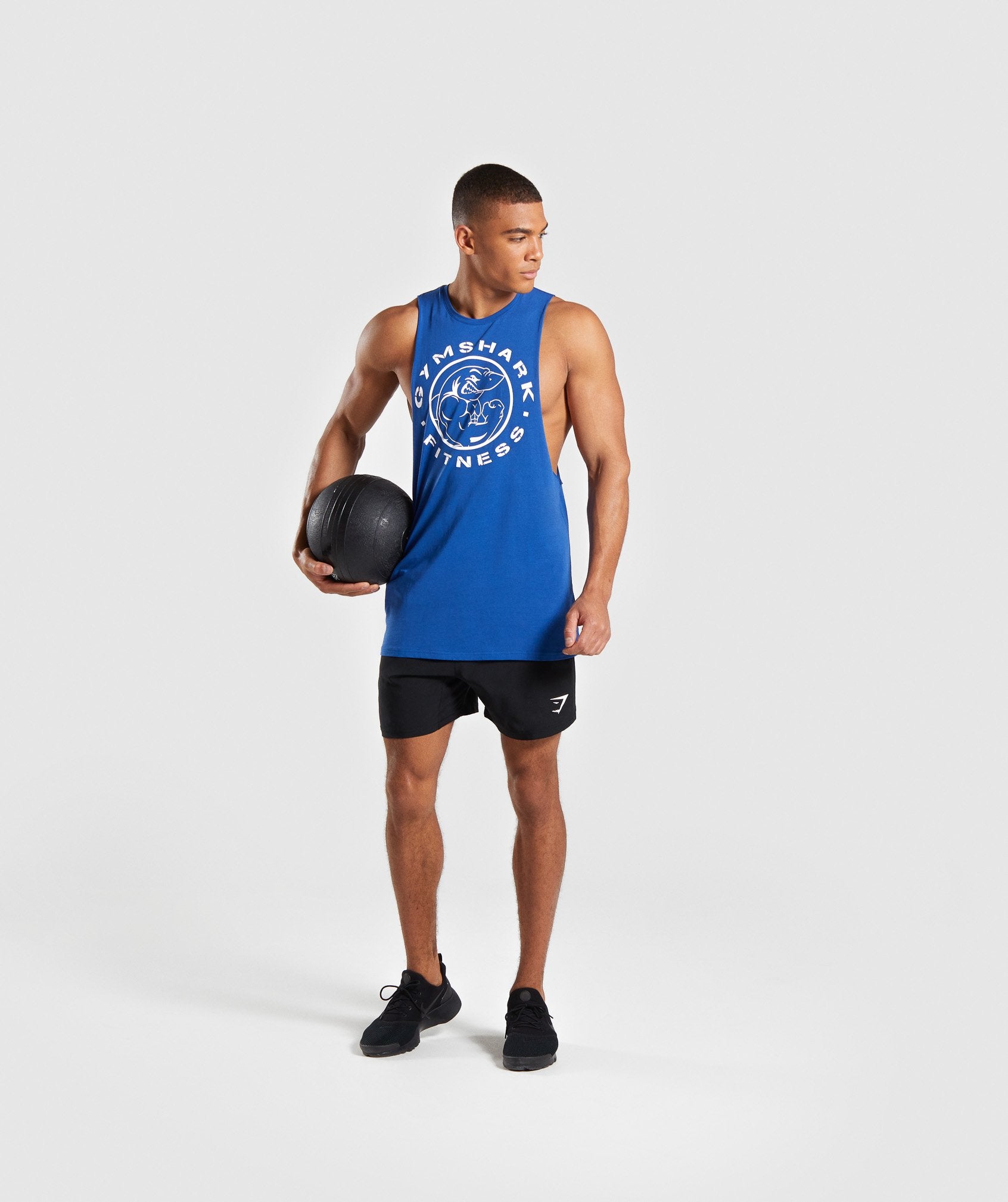 Legacy Drop Armhole Tank in Blue - view 4