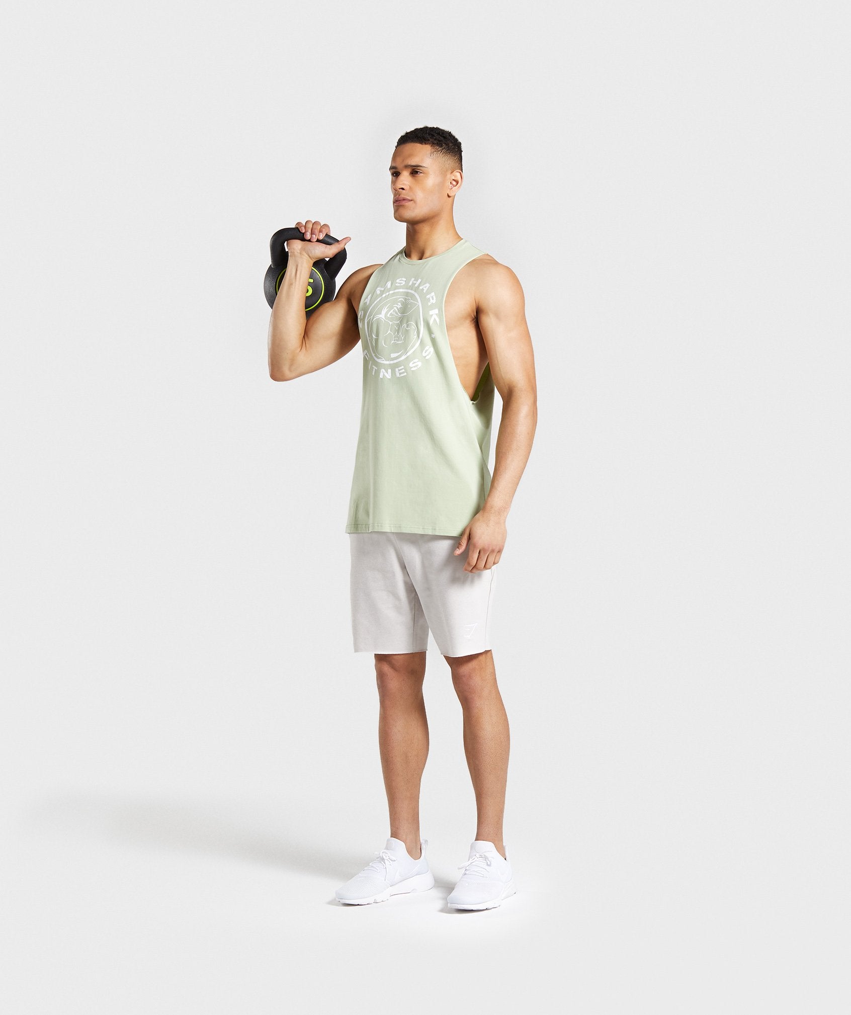 Legacy Drop Armhole Tank in Light Green - view 4