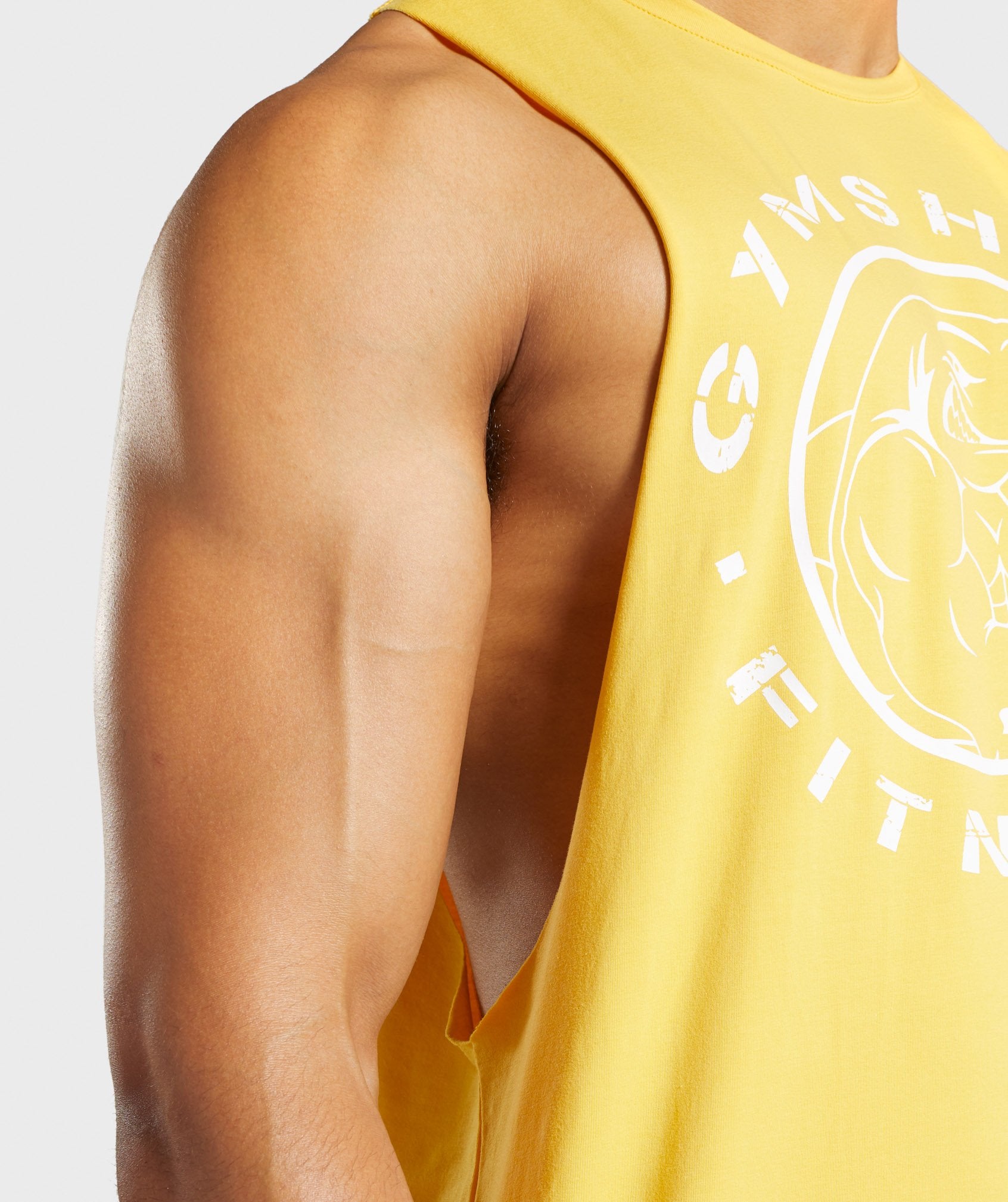 Legacy Drop Armhole Tank in Golden Yellow