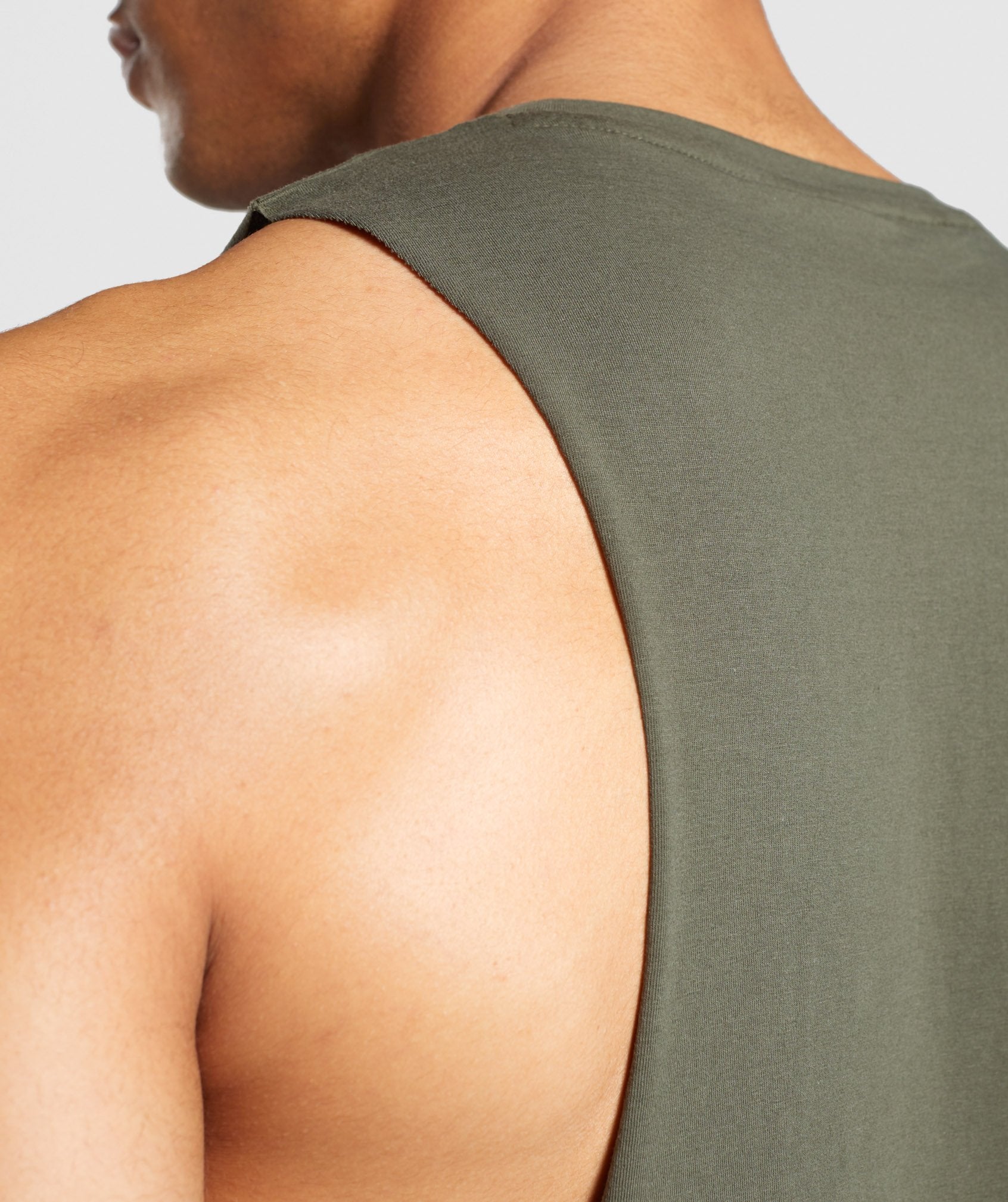 Legacy Drop Armhole Tank in Dark Green - view 6