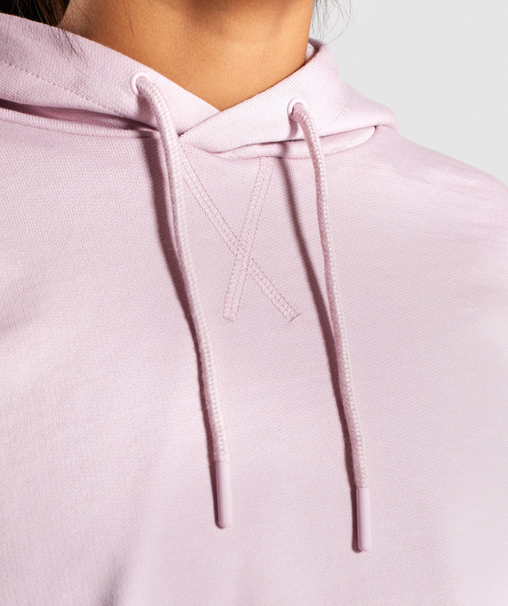 Legacy Fitness Short Sleeve Hoodie in Washed Lavender