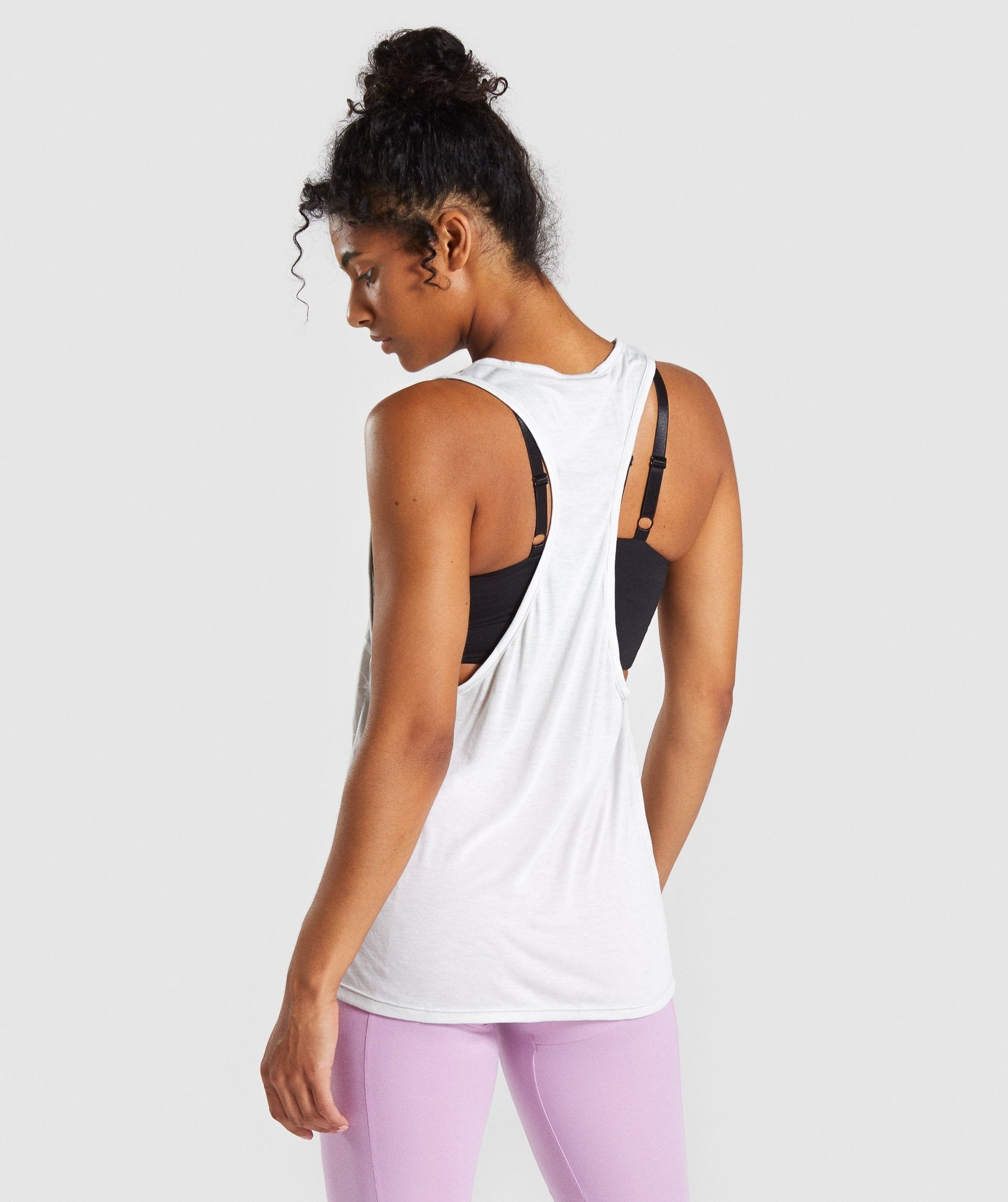 Legacy Fitness Drop Arm Vest in Light Grey - view 2