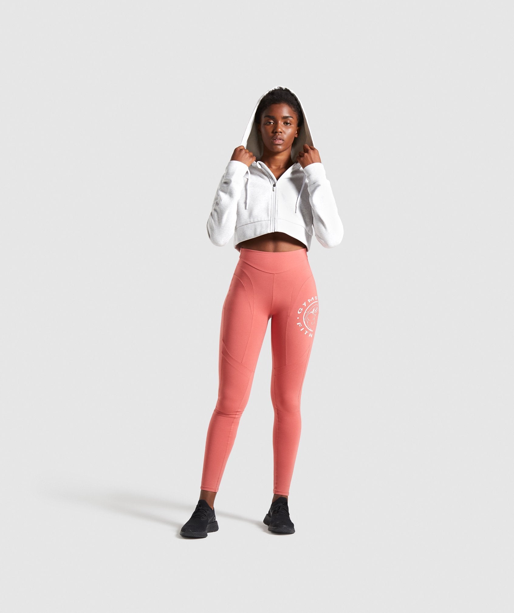 Legacy Fitness Panel Leggings in Brick Red - view 3