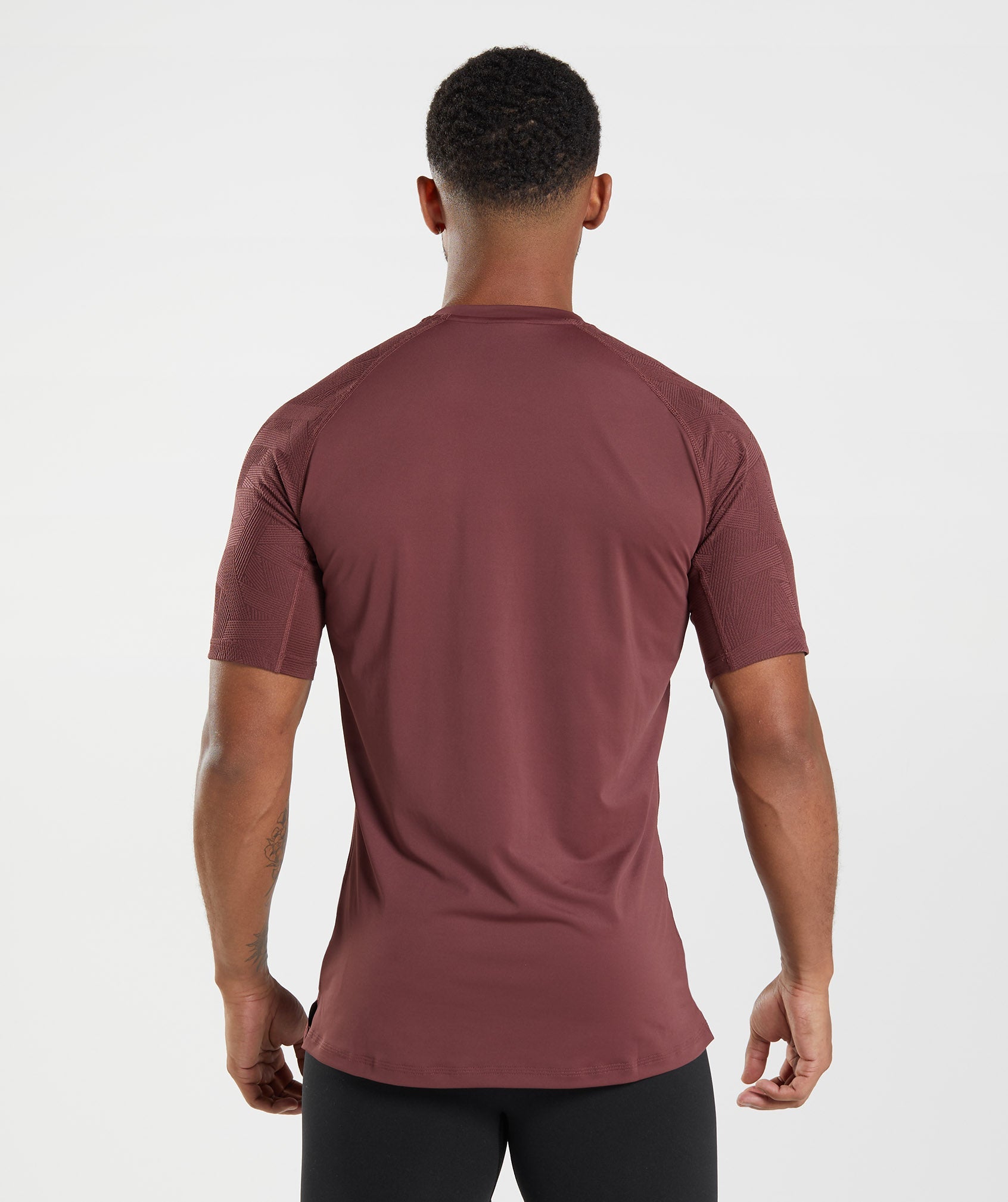 Form T-Shirt in Cherry Brown - view 2