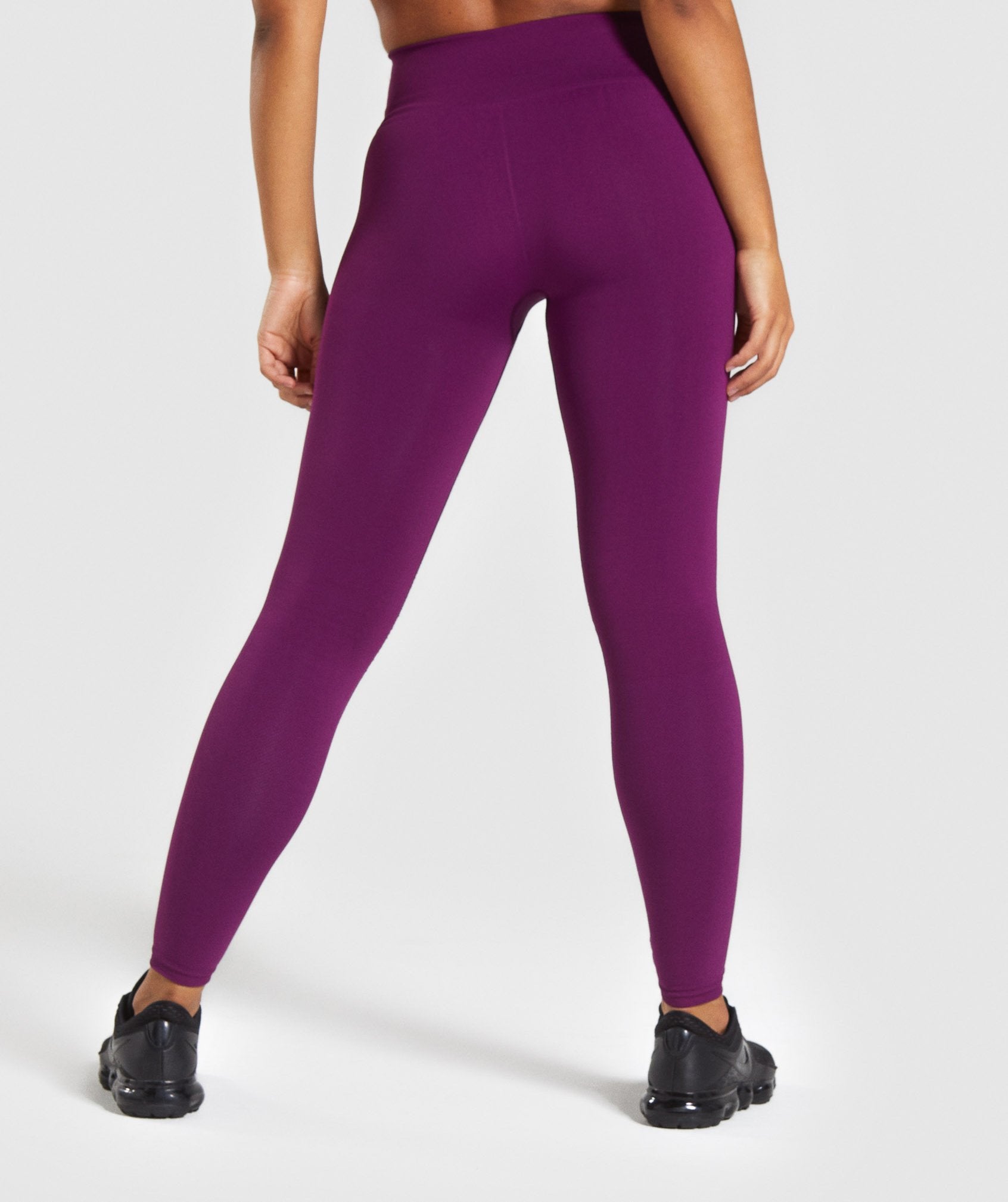 Breeze Lightweight Seamless Tights in Purple - view 2