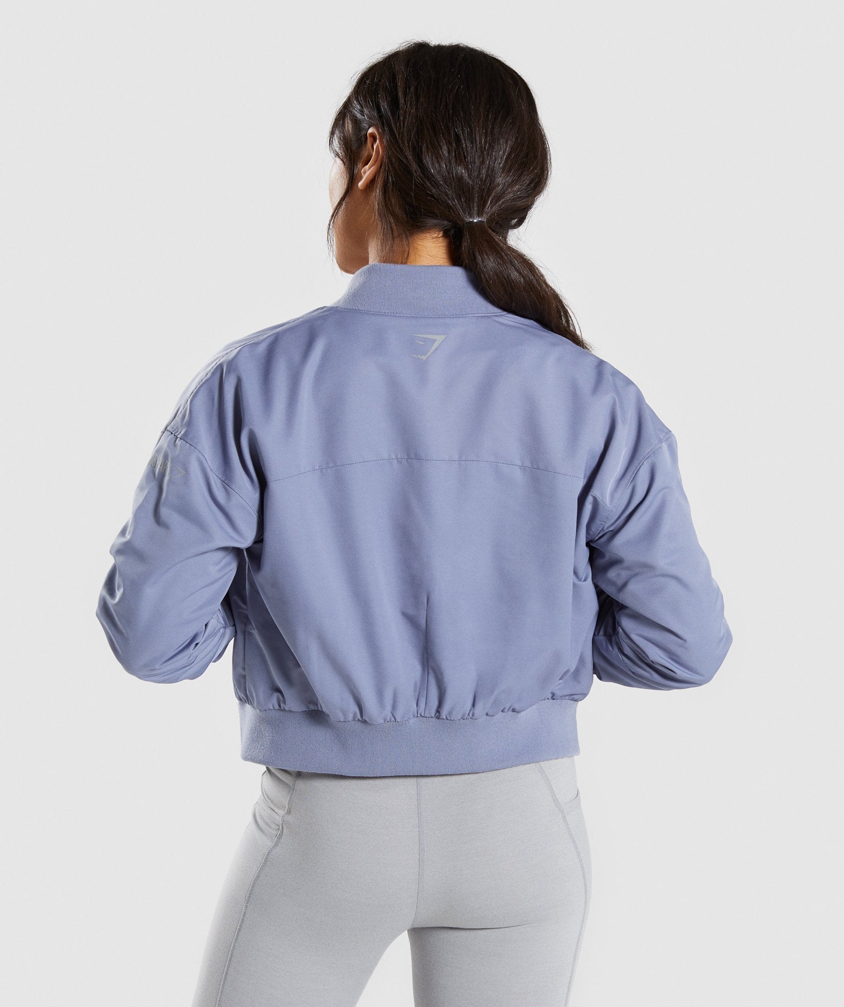 Lo Bomber Jacket in Steel Blue - view 2