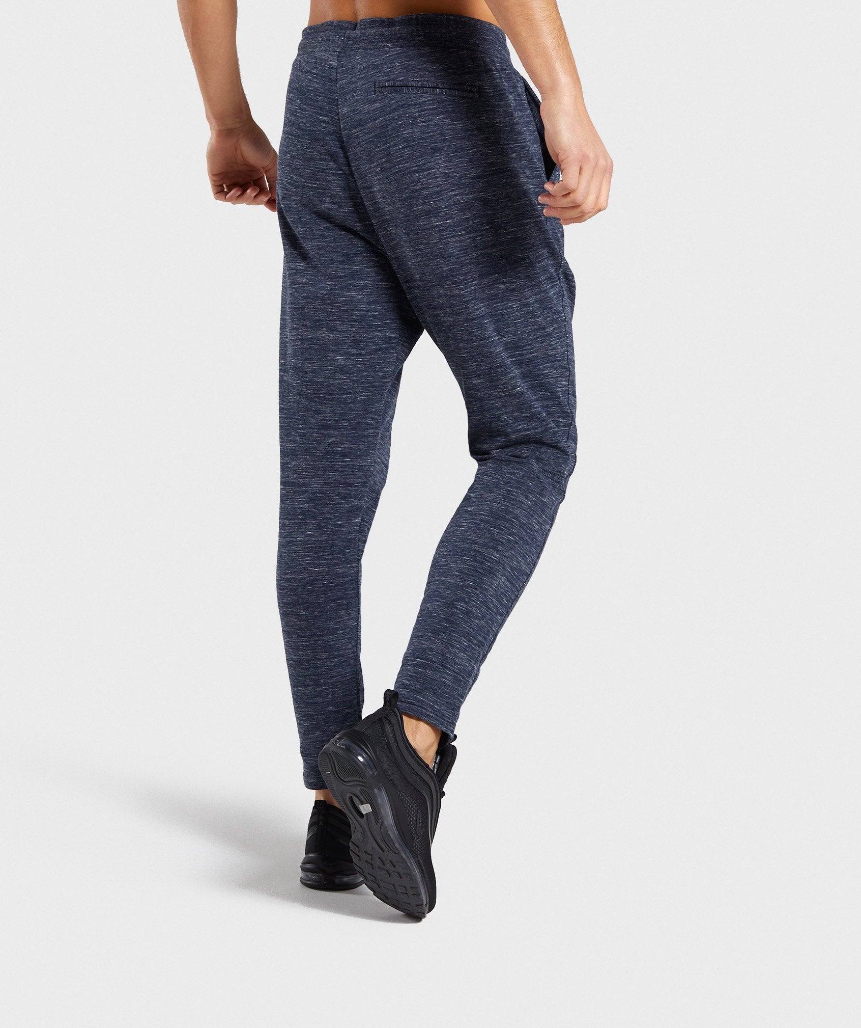 Lounge Joggers in Navy Marl - view 2