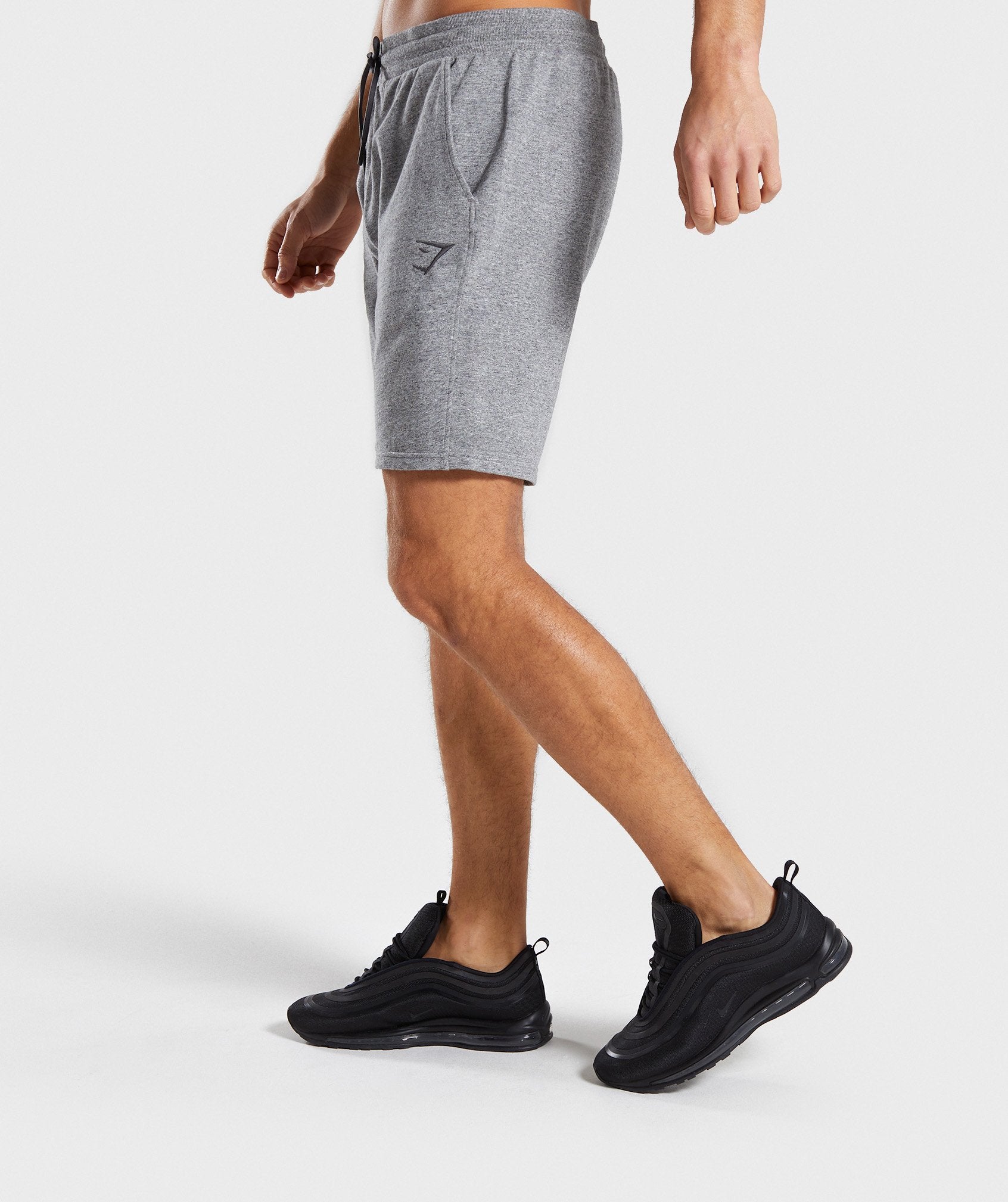 Lounge Shorts in Grey Marl - view 3