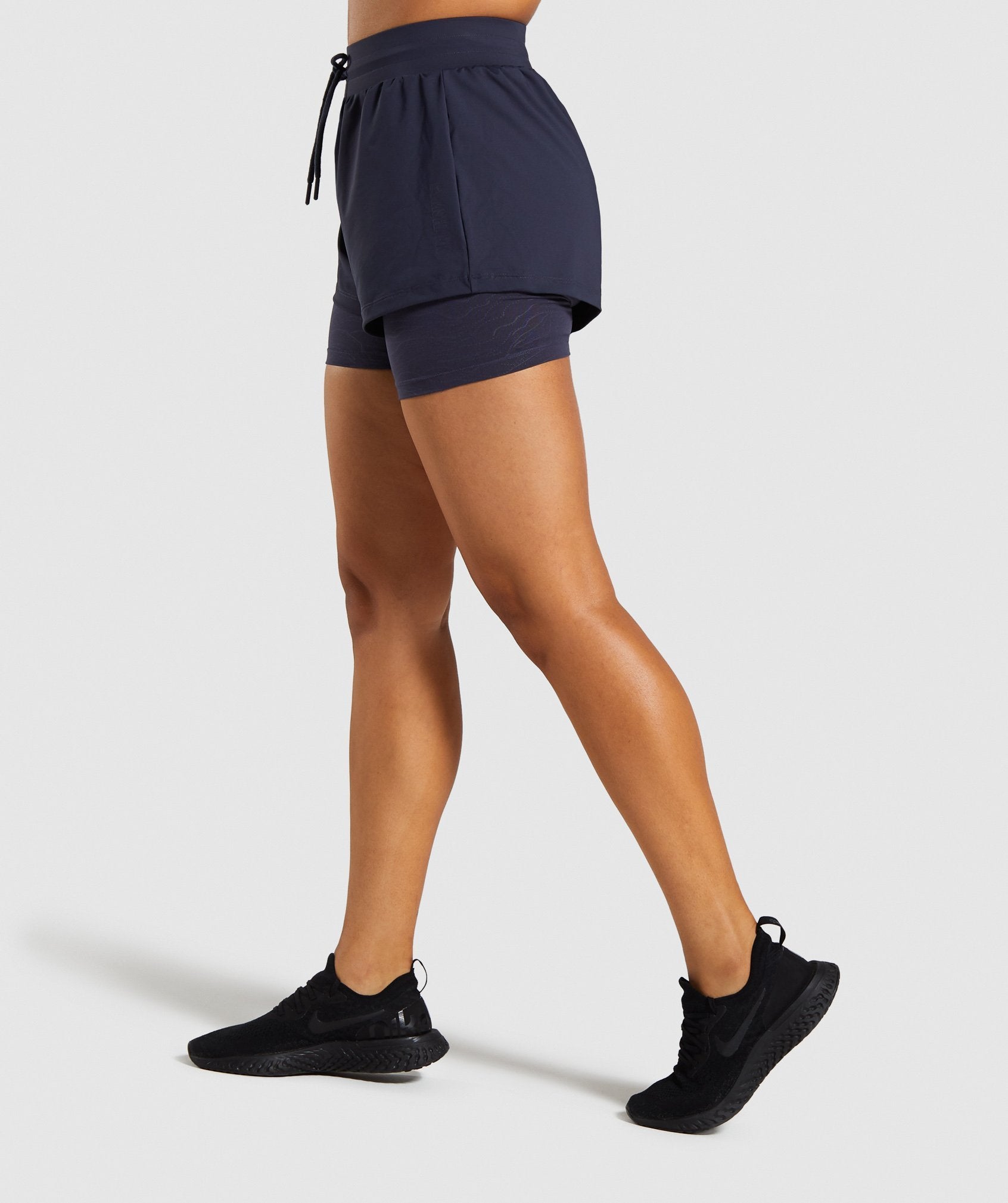 Lustre 2 in 1 Shorts in Dark Blue - view 3